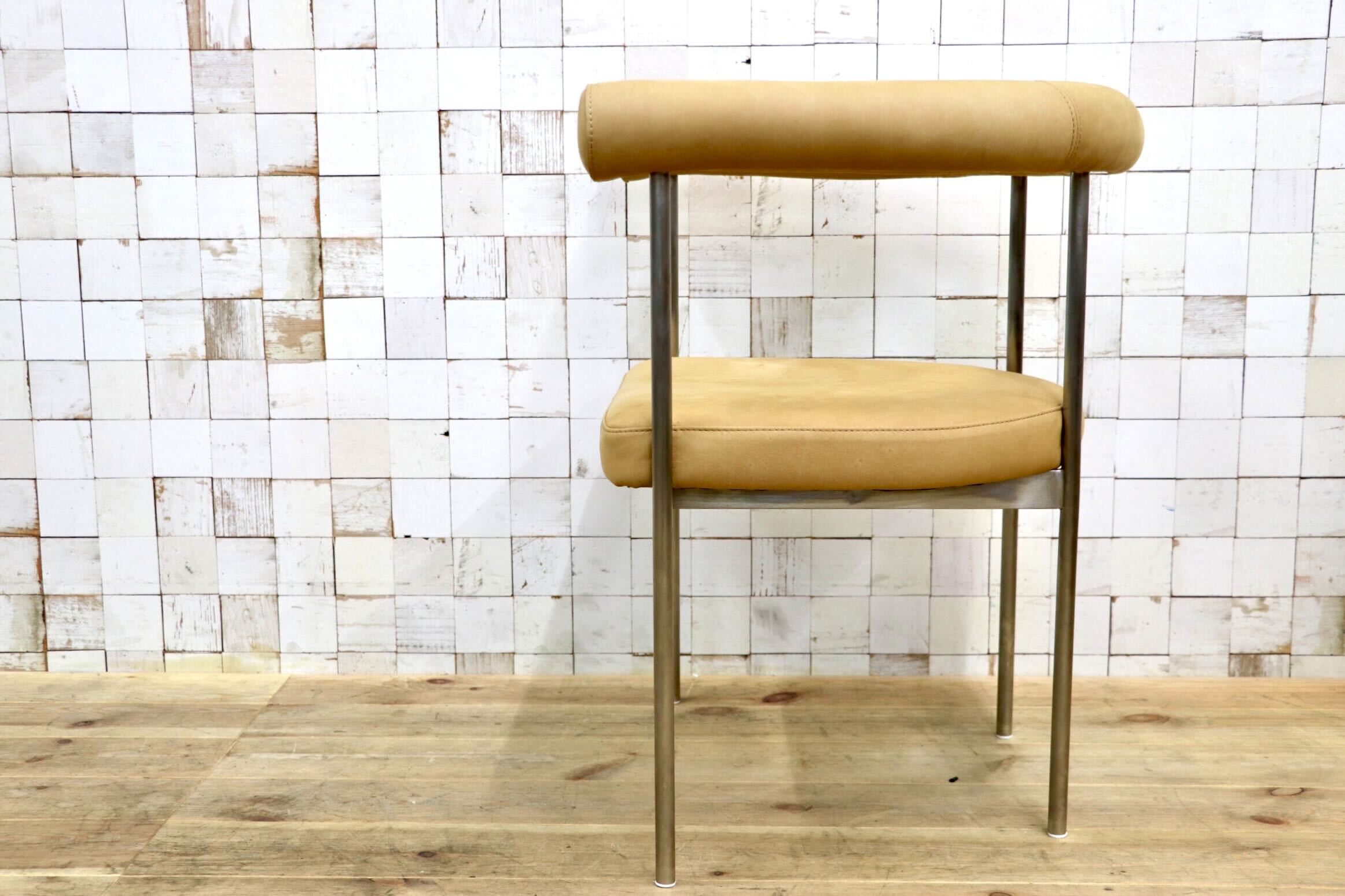GMJK39A〇UNITED STRANGERS / ユナイテッド・ストレンジャーズ The Grafton Dining Chair ダイニングチェア 本革 フルアニリン 定価約11万