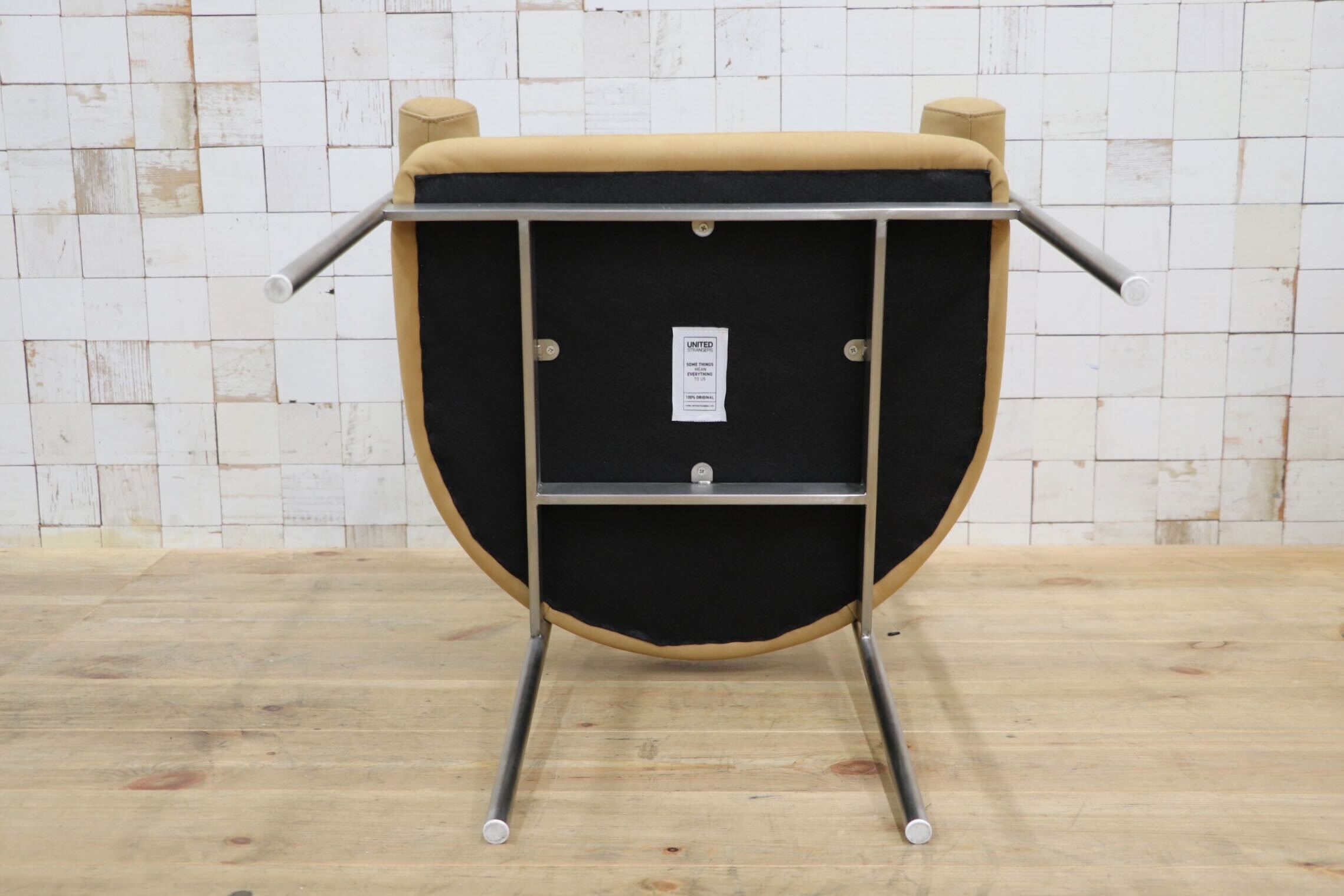 GMJK39A〇UNITED STRANGERS / ユナイテッド・ストレンジャーズ The Grafton Dining Chair ダイニングチェア 本革 フルアニリン 定価約11万