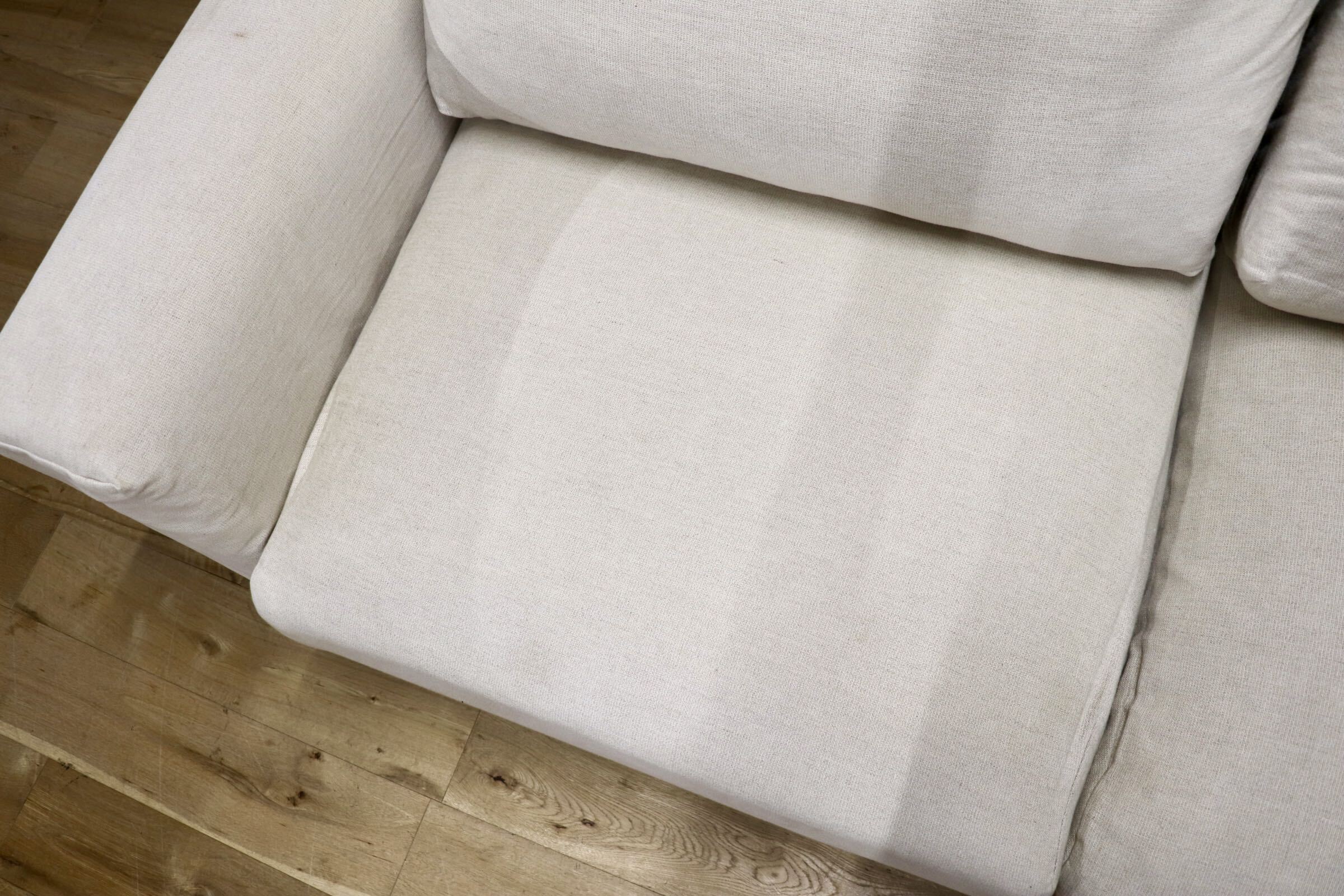 GMIK206○無印良品 / MUJI 2人掛けソファ ラブソファ アームソファ 長椅子 ファブリック カバーリング モダン ナチュラル