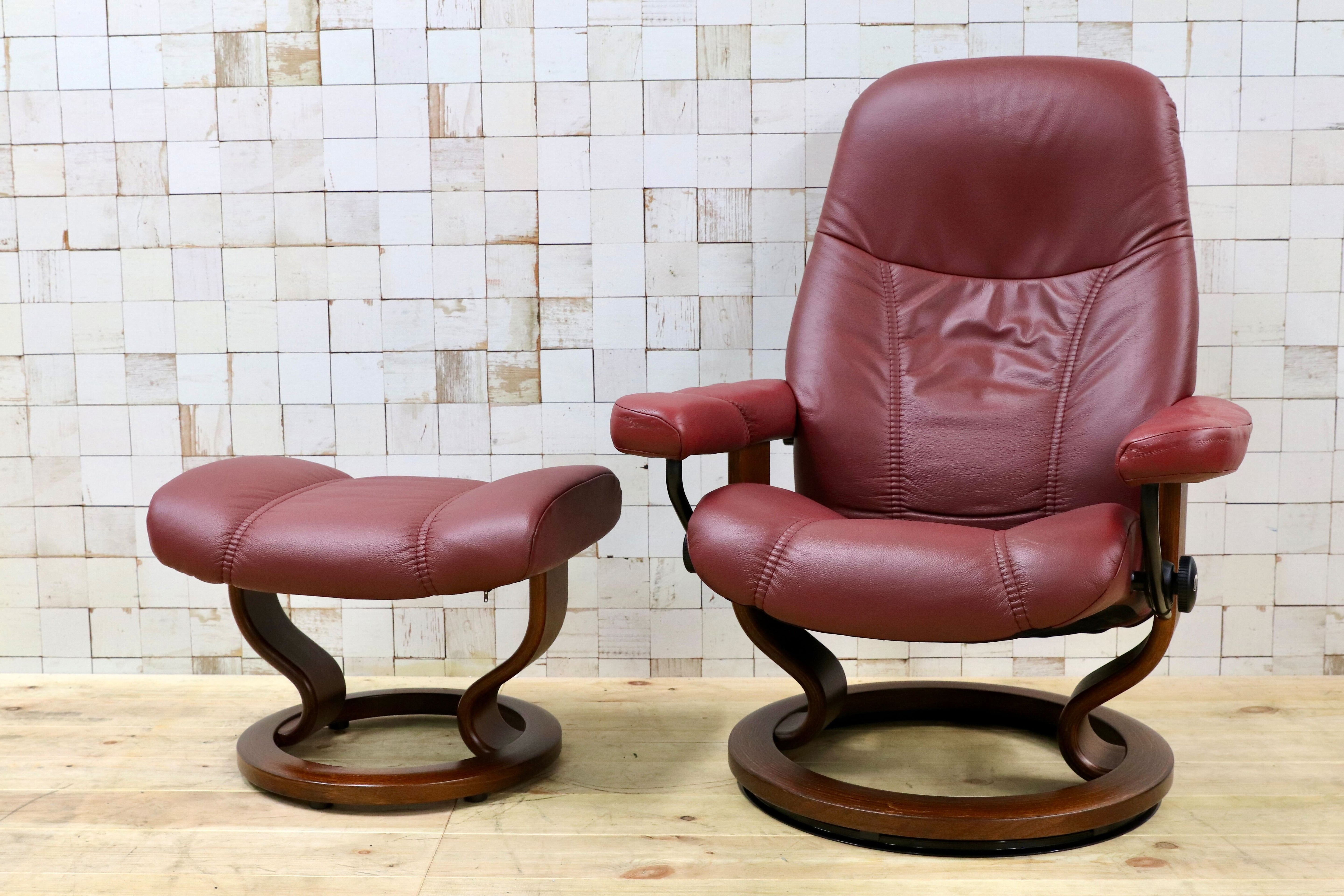 GMHO90○EKORNES / エコーネス コンサル ストレスレス リクライニングチェア シングルソファ パーソナルチェア 北欧 本革 ノルウェー