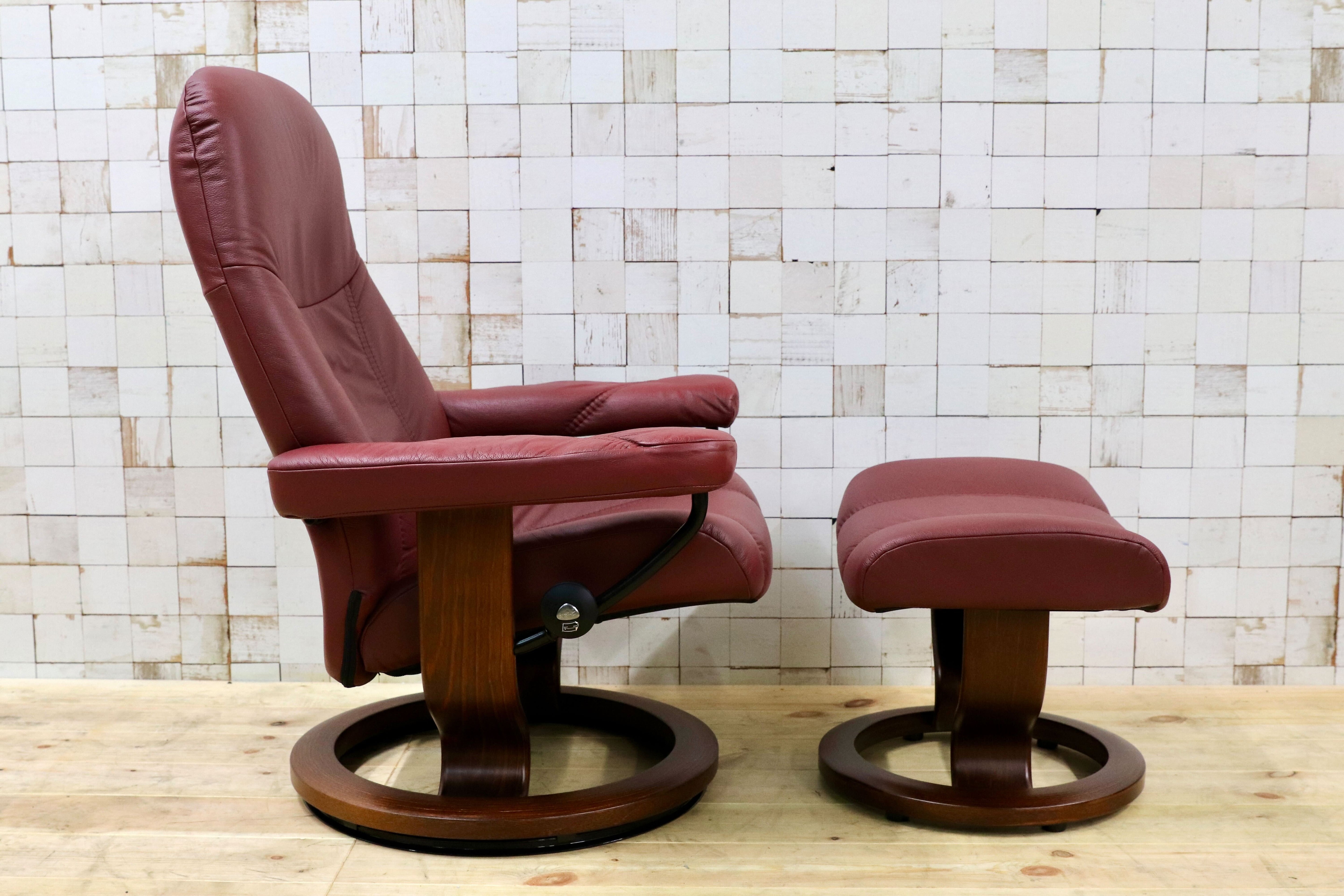 GMHO90○EKORNES / エコーネス コンサル ストレスレス リクライニングチェア シングルソファ パーソナルチェア 北欧 本革 ノルウェー