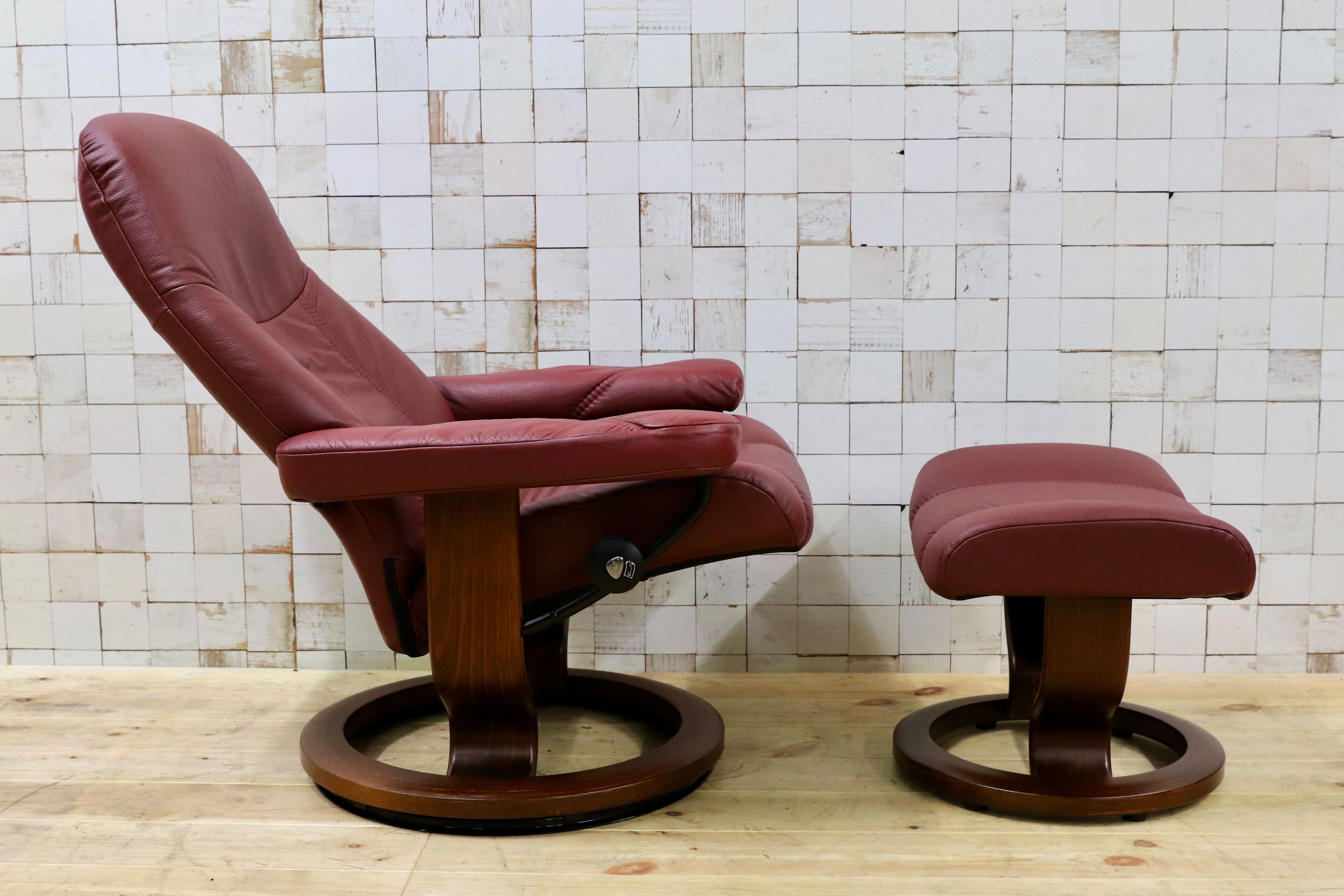 GMHO90○EKORNES / エコーネス コンサル ストレスレス リクライニングチェア シングルソファ パーソナルチェア 北欧 本革 ノルウェー