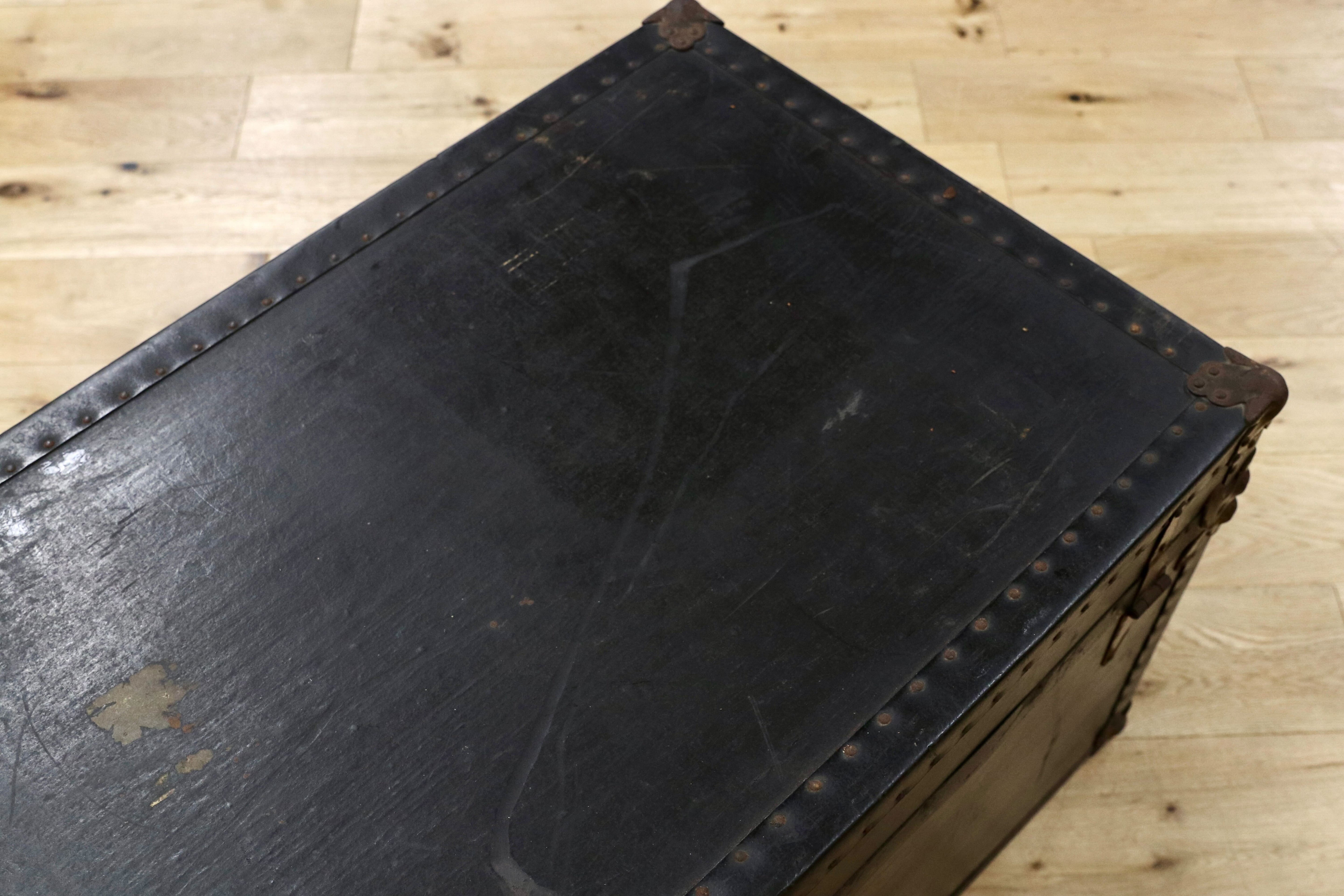 GMHK332B○アンティーク ヴィンテージ トランク BOX 収納箱 オブジェ 雑貨 ディスプレイ