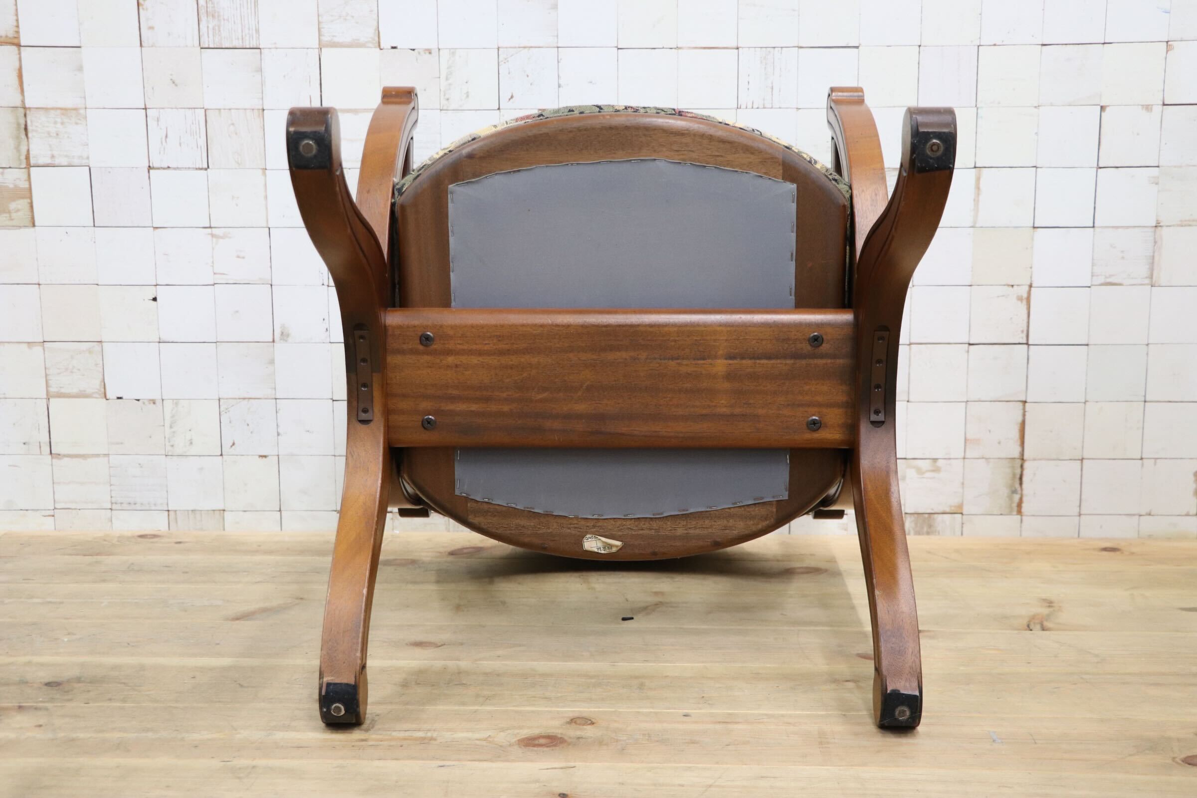 GMJK41A〇Drexel Heritage / ドレクセルヘリテイジ ダイニングチェア アームチェア X脚 ヴィンテージチェア クラシック