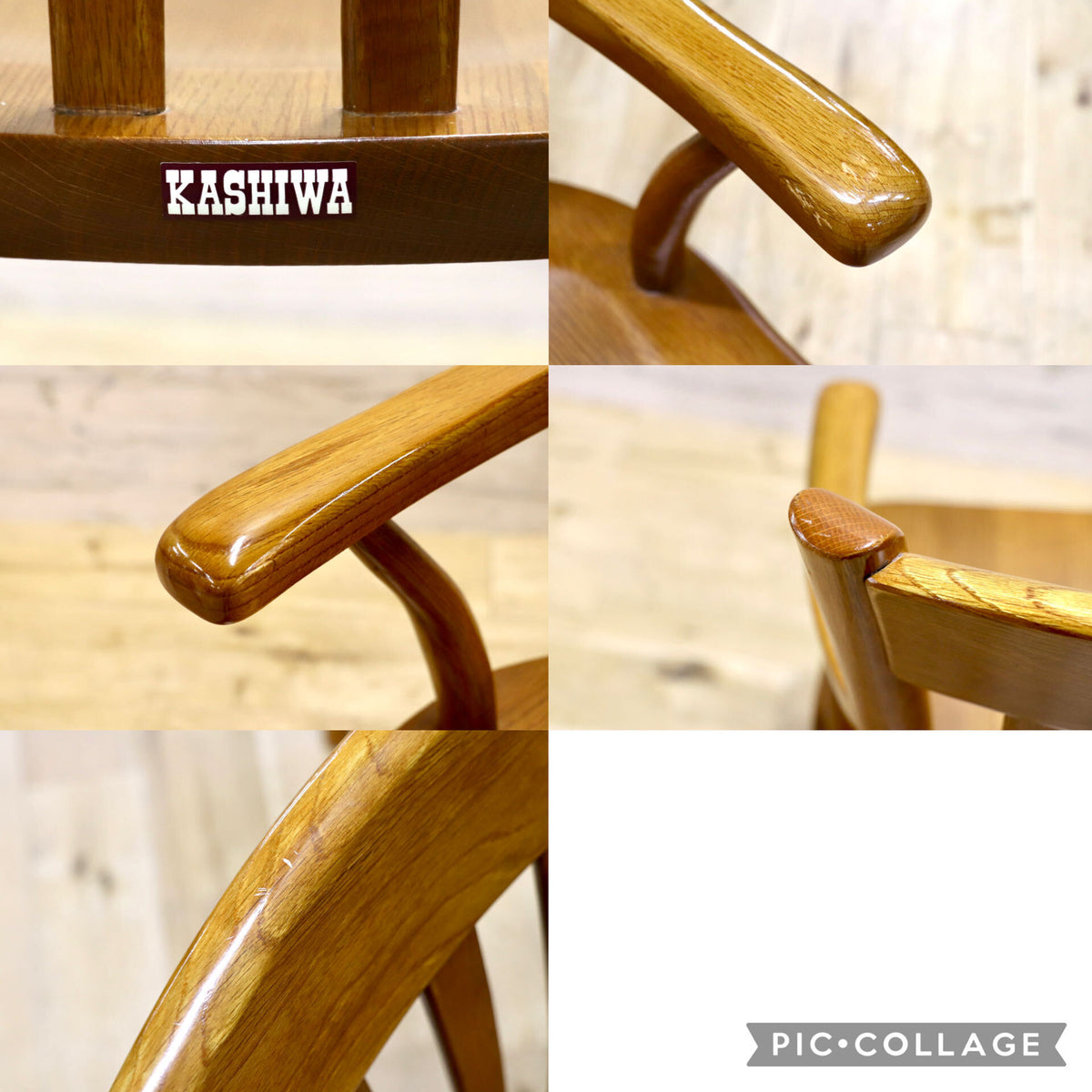 GMJH389C〇KASHIWA / 柏木工 ダイニングチェア 食卓椅子 アームチェア ウィンザーチェア 椅子 飛騨家具 オーク材 カントリー 2脚セット