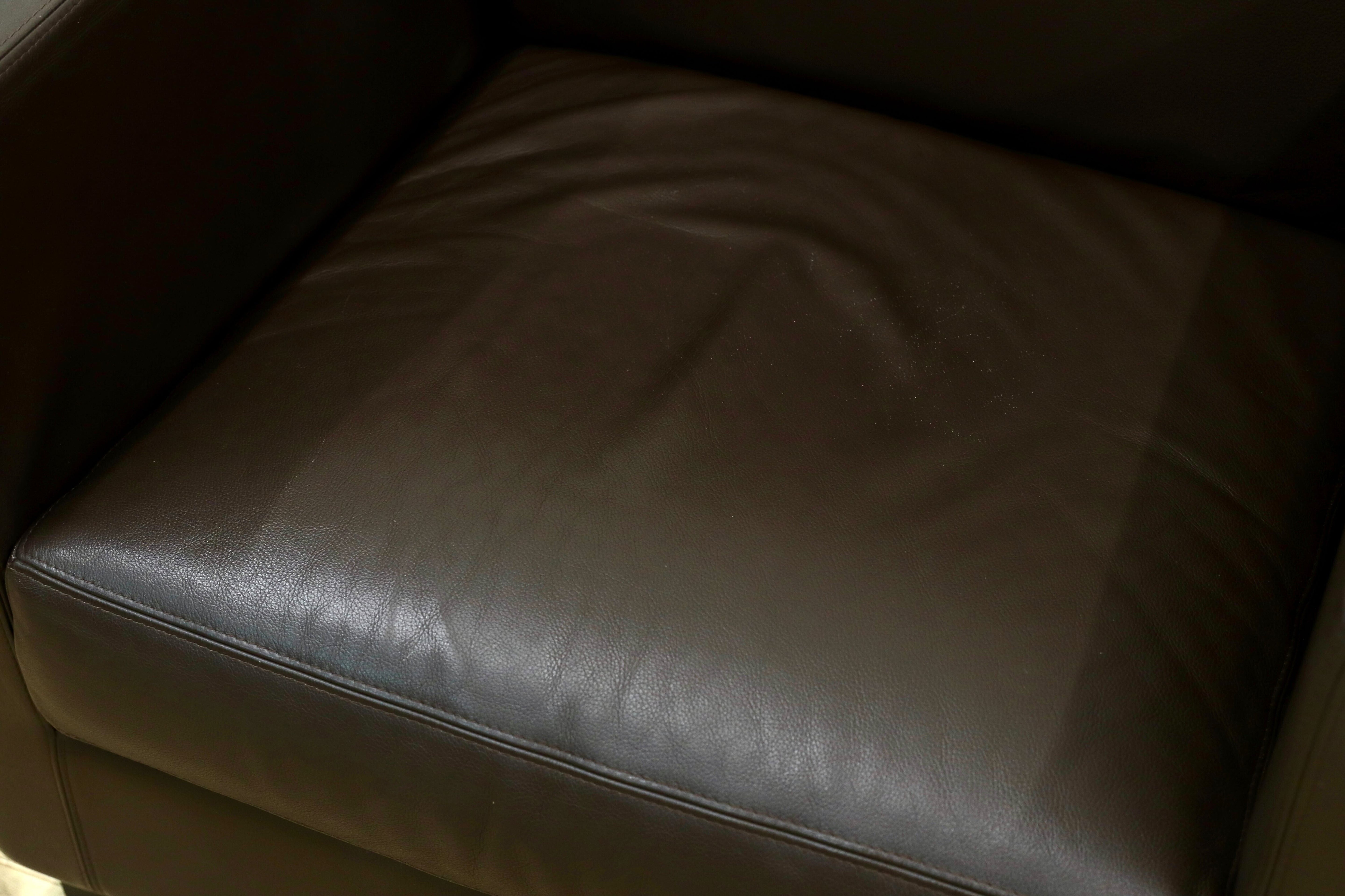 GMIK410○Cassina / カッシーナ CATHERINE MEMMI カトリーヌ・メミシングルソファ 1人掛けソファ Dブラウン 本革 参考価格39~48万
