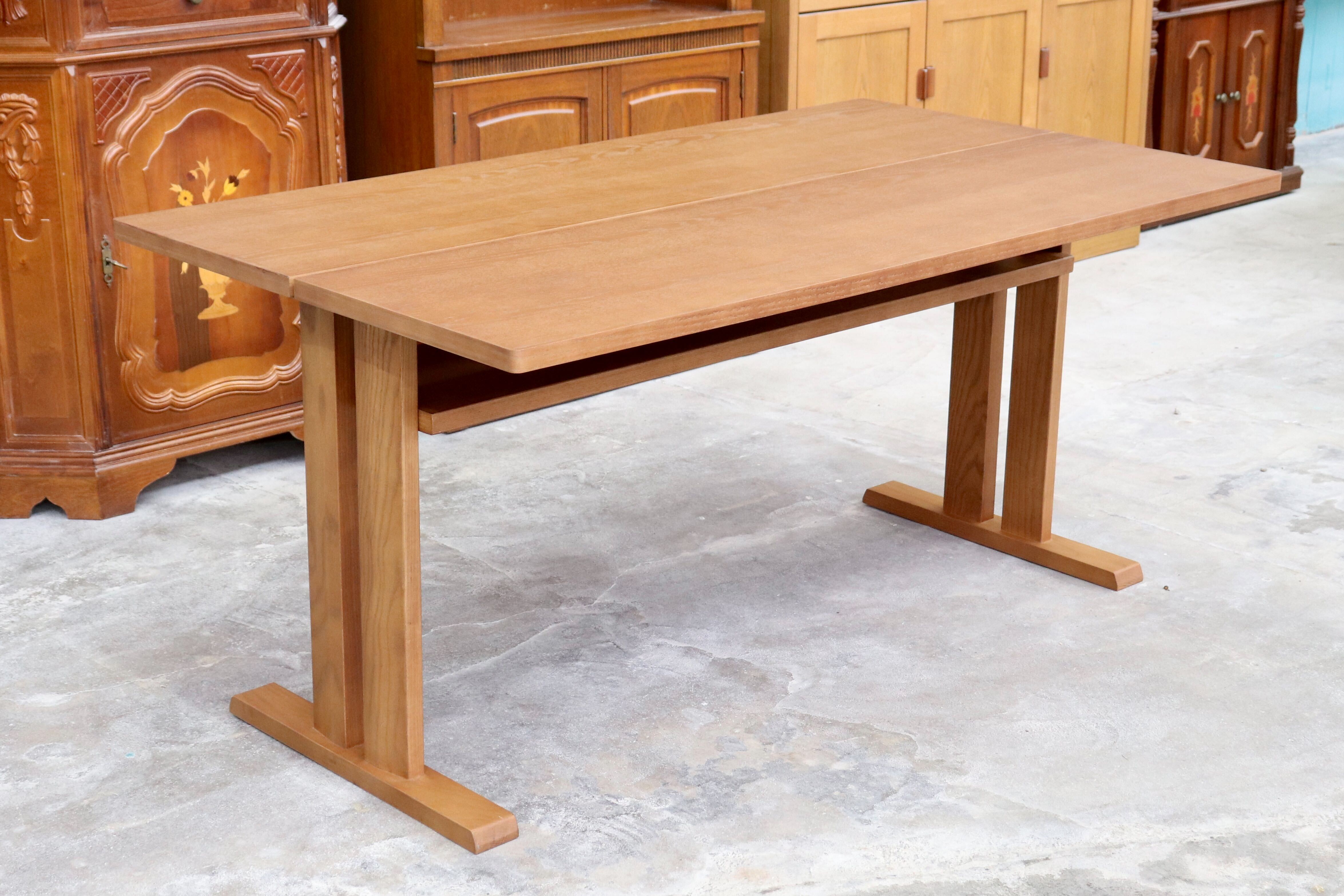 GMHK736○unico / ウニコ ATTA アッタ ダイニングテーブル 食卓テーブル 作業台 北欧スタイル アッシュ材 食卓机 定価約6.9万 展示品