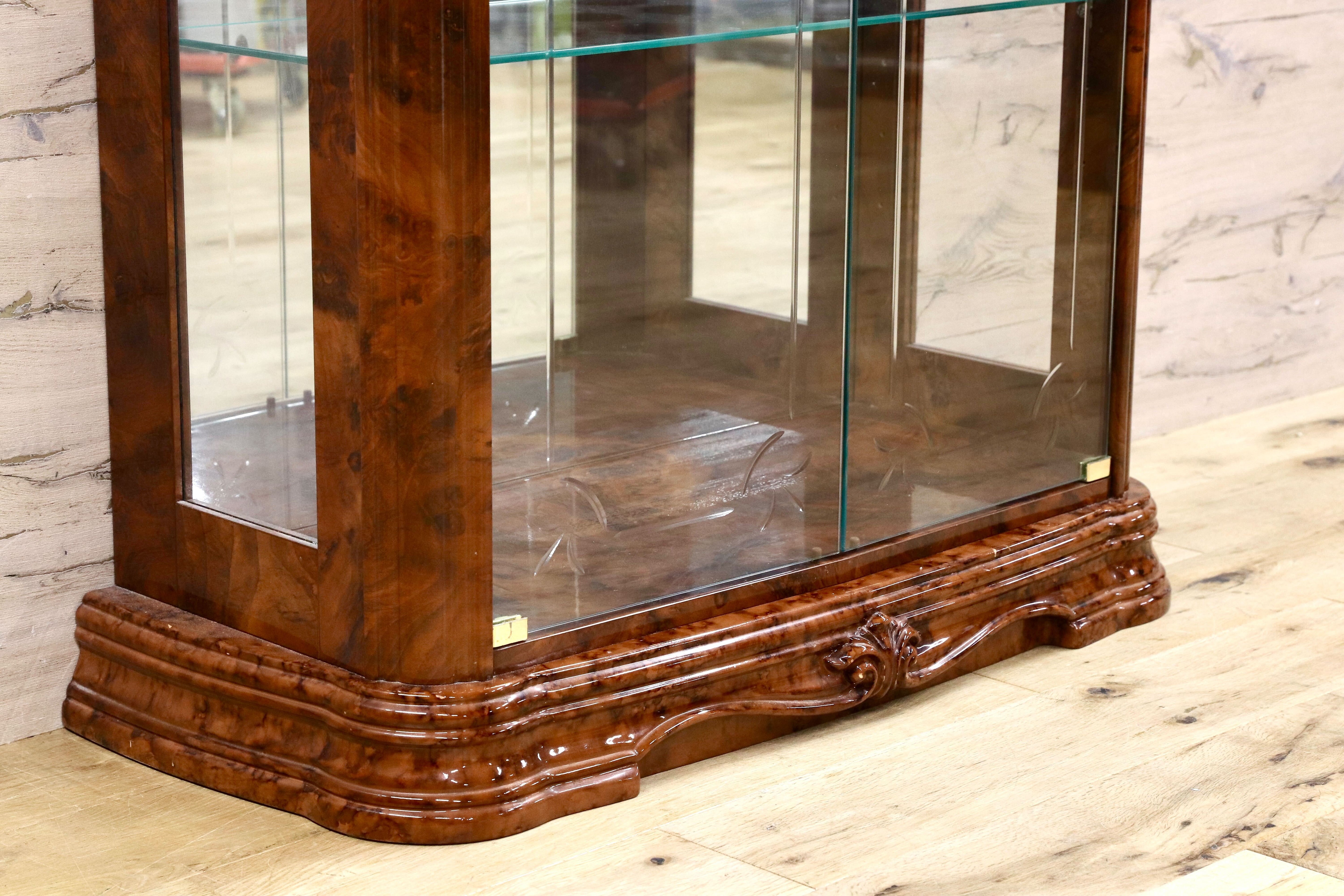 GMHK588○Saltarelli Amalfi / サルタレッリ アマルフィ キャビネット 飾り棚 イタリア ロココ 輸入家具 クラシック 定価17.8万