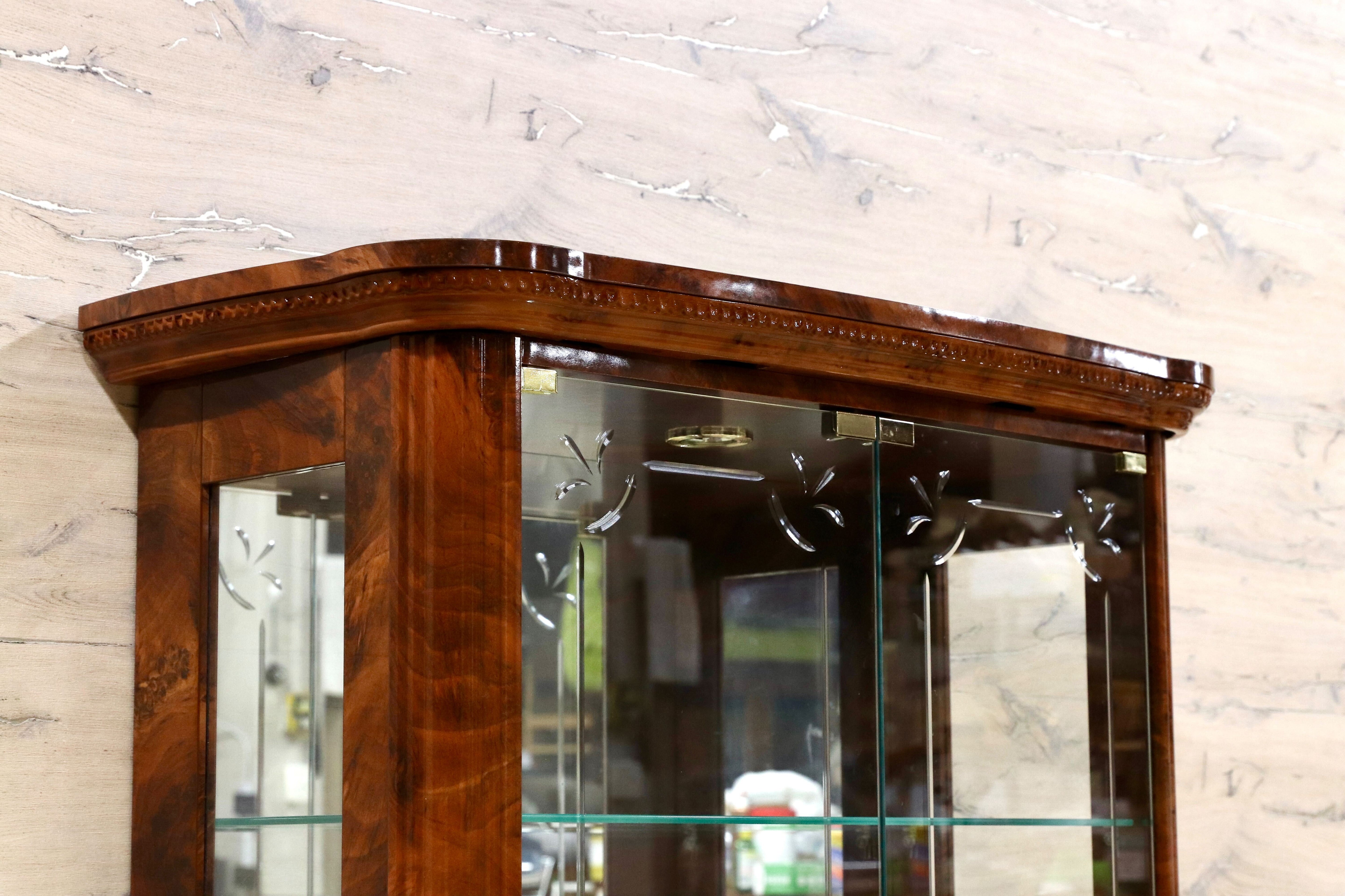 GMHK588○Saltarelli Amalfi / サルタレッリ アマルフィ キャビネット 飾り棚 イタリア ロココ 輸入家具 クラシック 定価17.8万