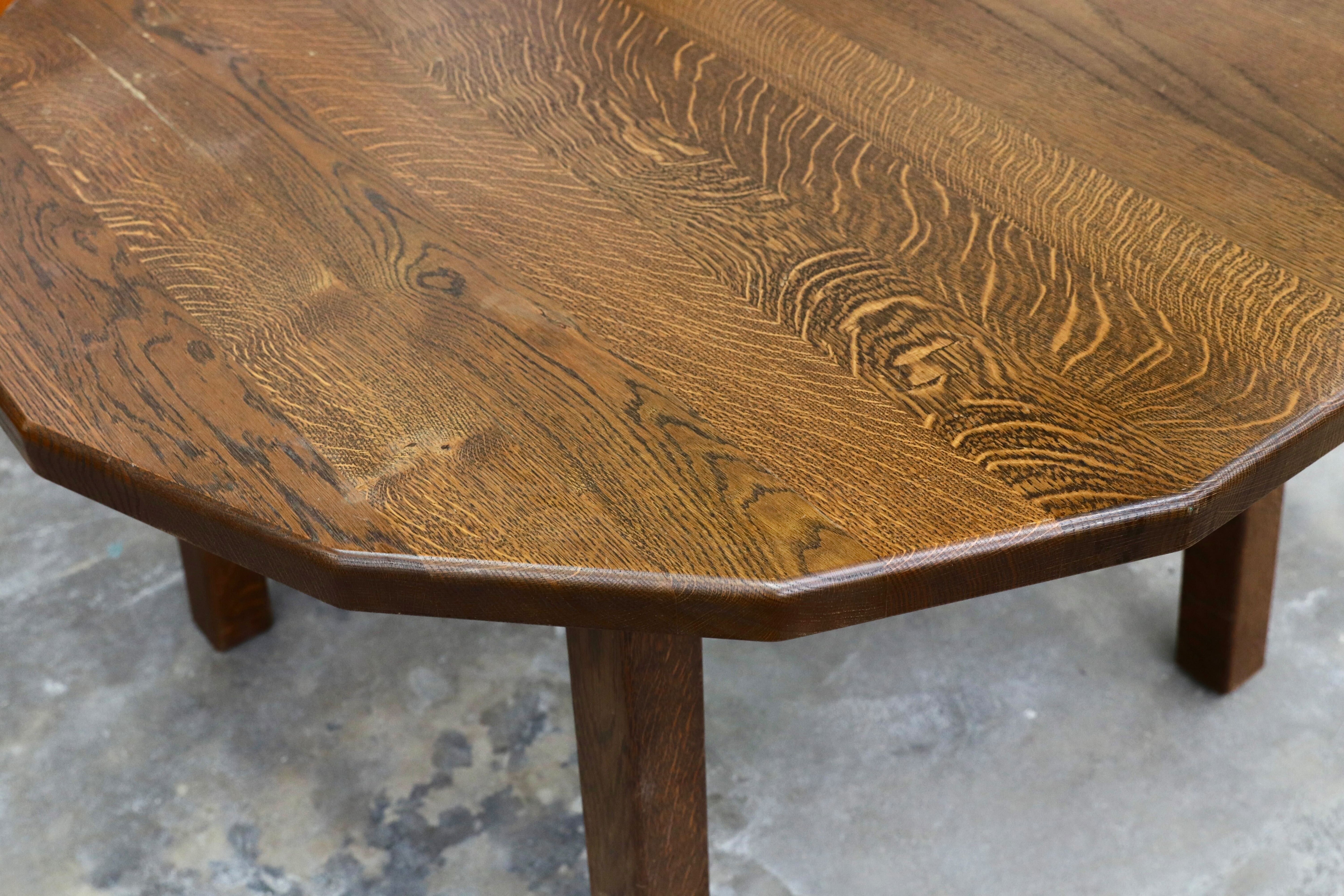 GMIK415○オランダ ダッチカントリー ネザーランズ ダイニングテーブル 食卓テーブル オーク無垢材 ヴィンテージ アンティーク 店舗什器