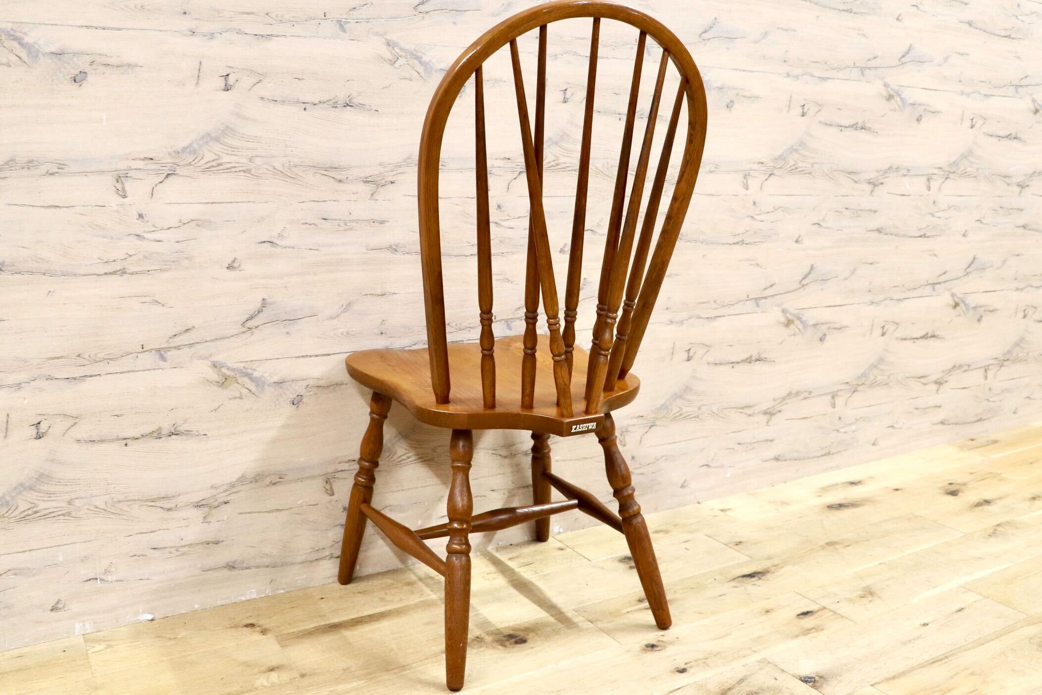 GMHS563E○柏木工 / KASHIWA ダイニングチェア アームレスチェア 椅子 飛騨家具 レトロ カントリー ナチュラル 木製 アンティーク