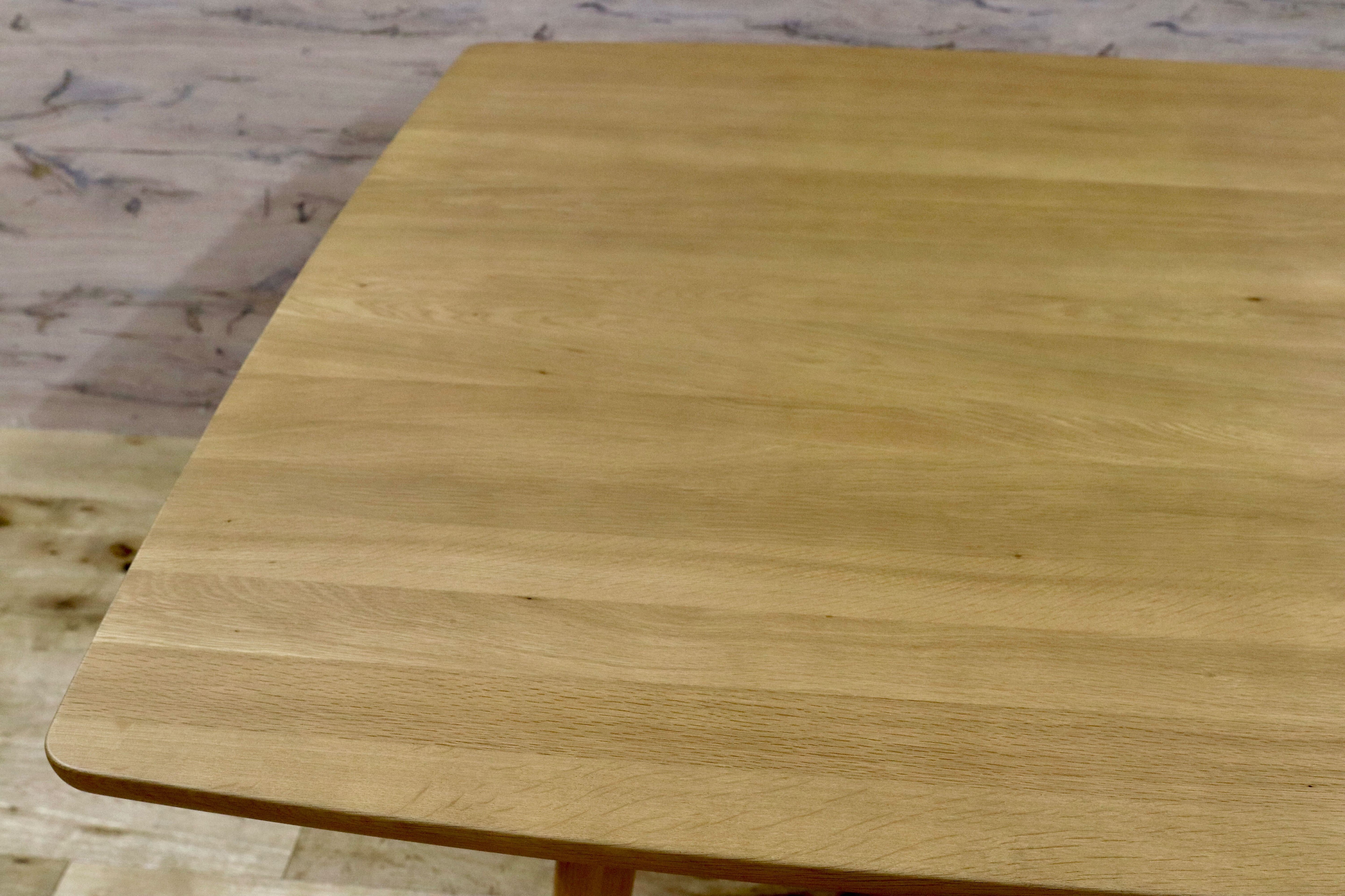 GMHK682○浜本工芸 / HAMAMOTO オーク無垢 ダイニングテーブル 食卓テーブル 少し低め 国産家具 約18.8万 モデルルーム展示品