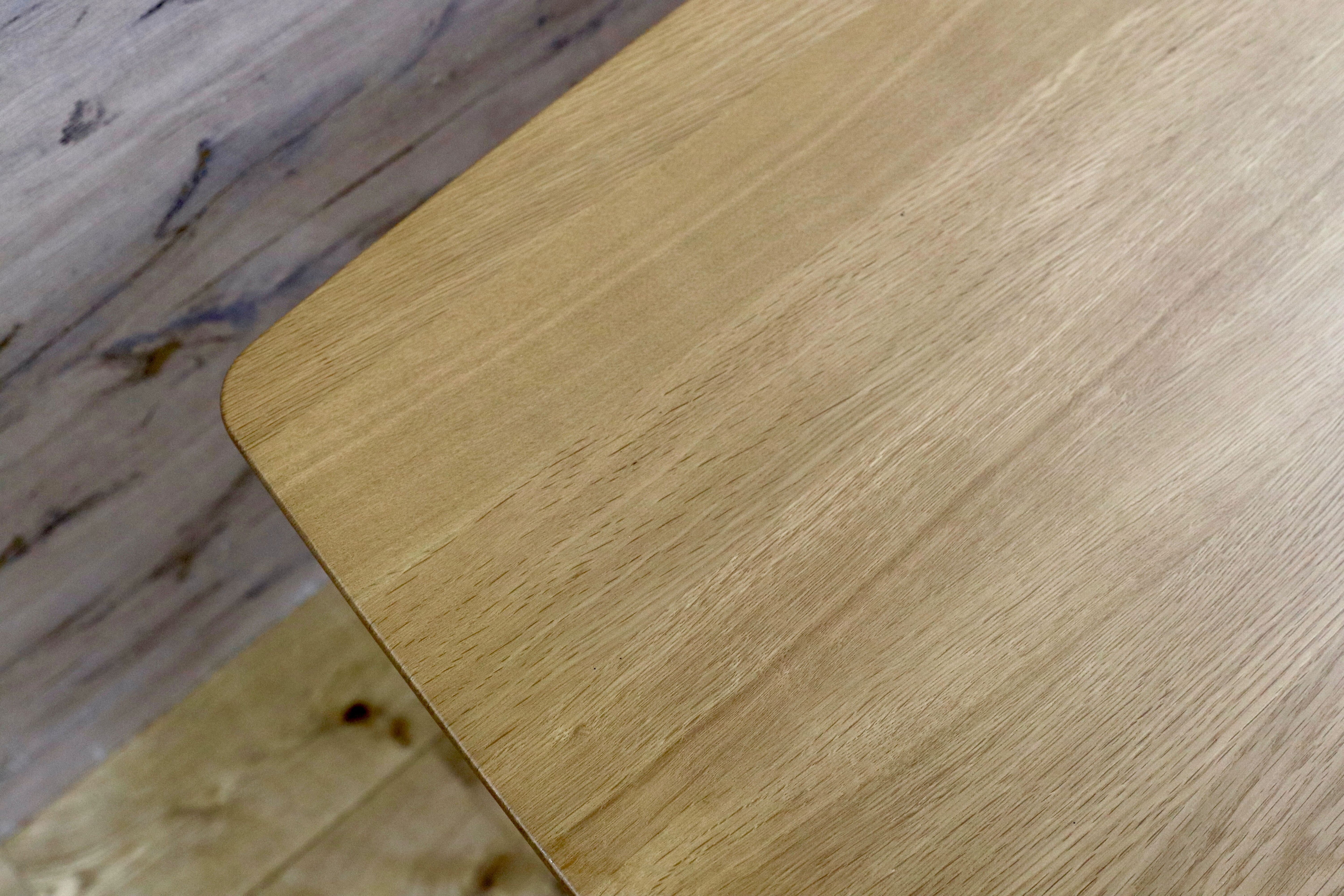 GMHK682○浜本工芸 / HAMAMOTO オーク無垢 ダイニングテーブル 食卓テーブル 少し低め 国産家具 約18.8万 モデルルーム展示品