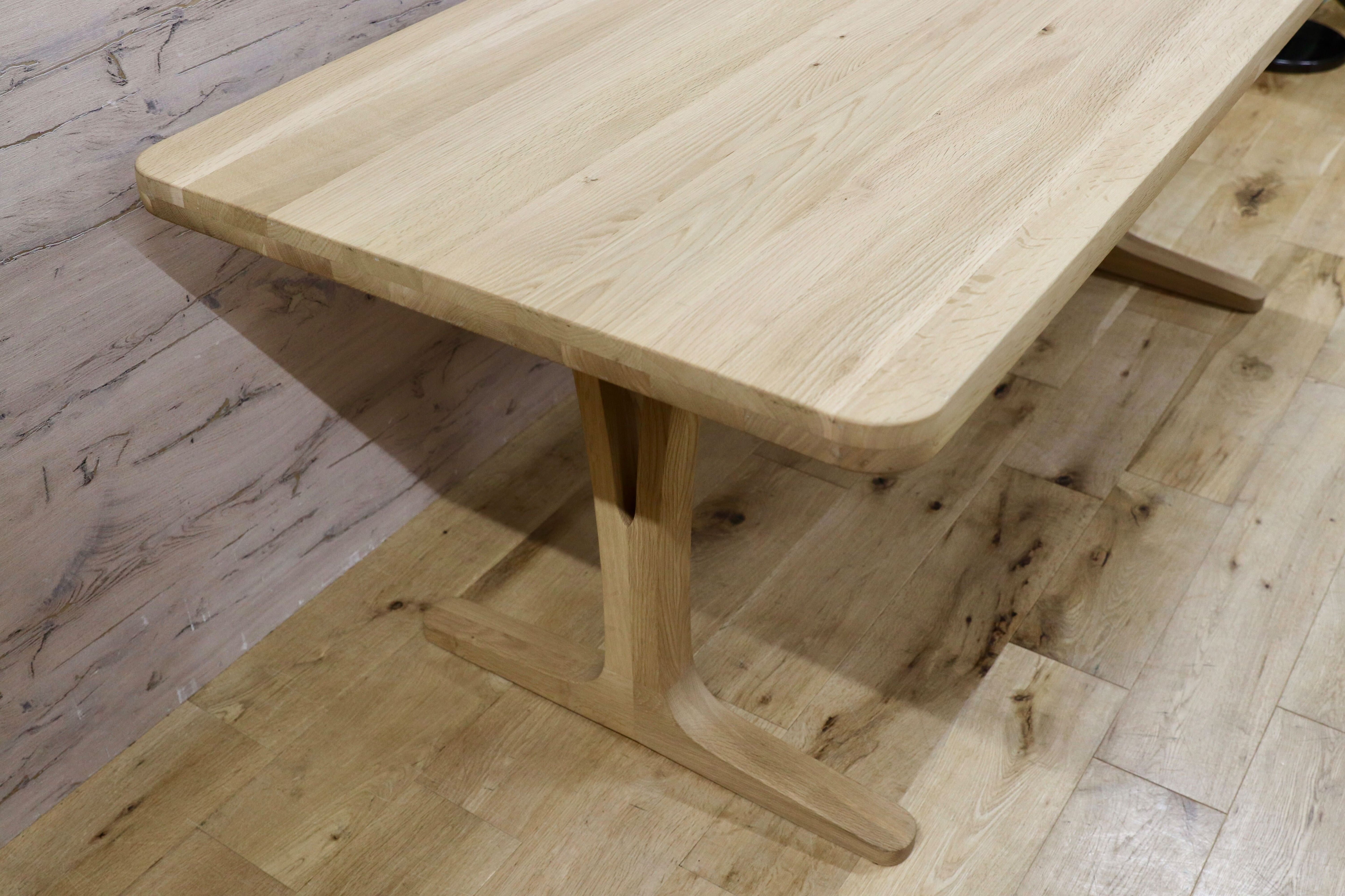 GMHF48○karimoku / カリモク オーク ダイニングテーブル 食卓テーブル ナチュラル 北欧スタイル 定価20.4万 モデルルーム展示品