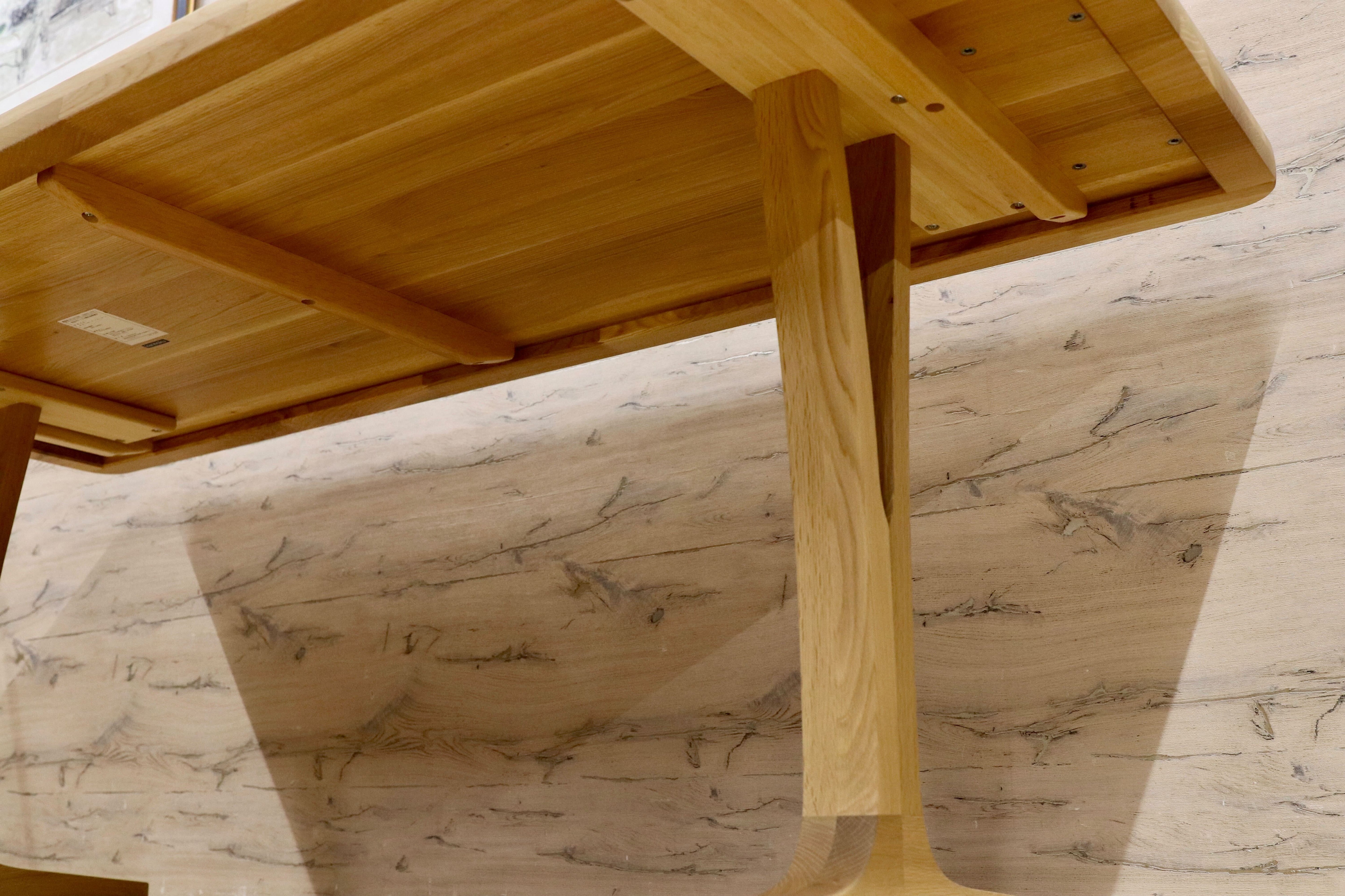 GMHF48○karimoku / カリモク オーク ダイニングテーブル 食卓テーブル ナチュラル 北欧スタイル 定価20.4万 モデルルーム展示品