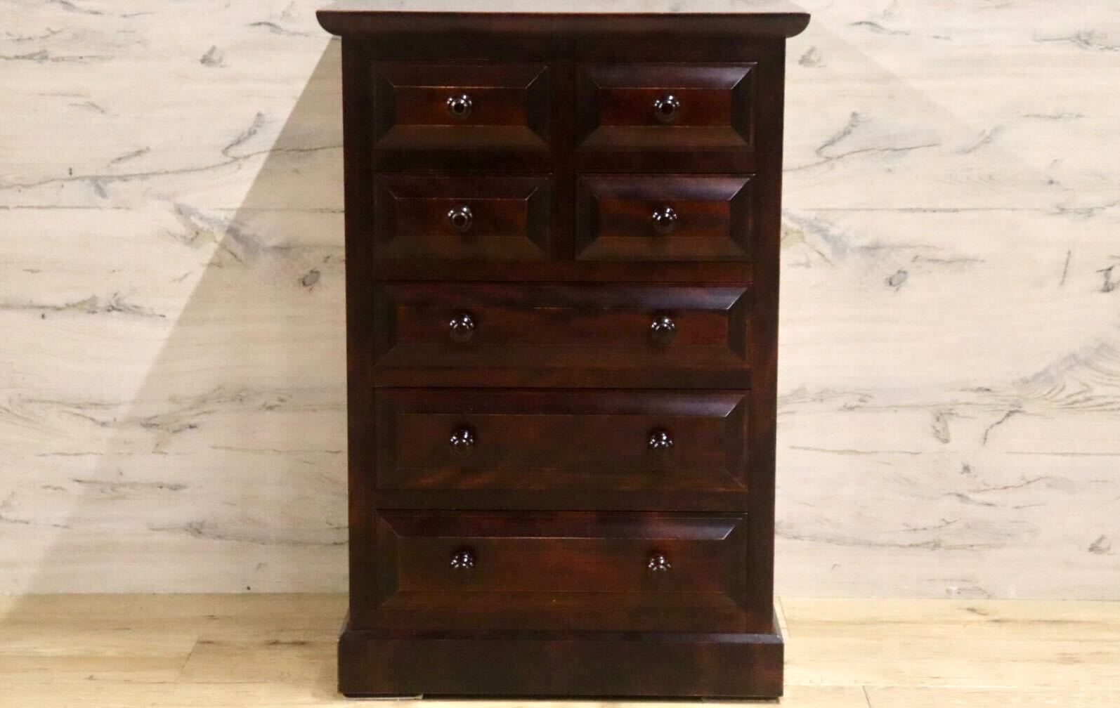 GMIH105○収納家具 整理箪笥 チェスト 和モダン 和室 和家具 引き出し 樺材 クラシック サイドチェスト 箪笥