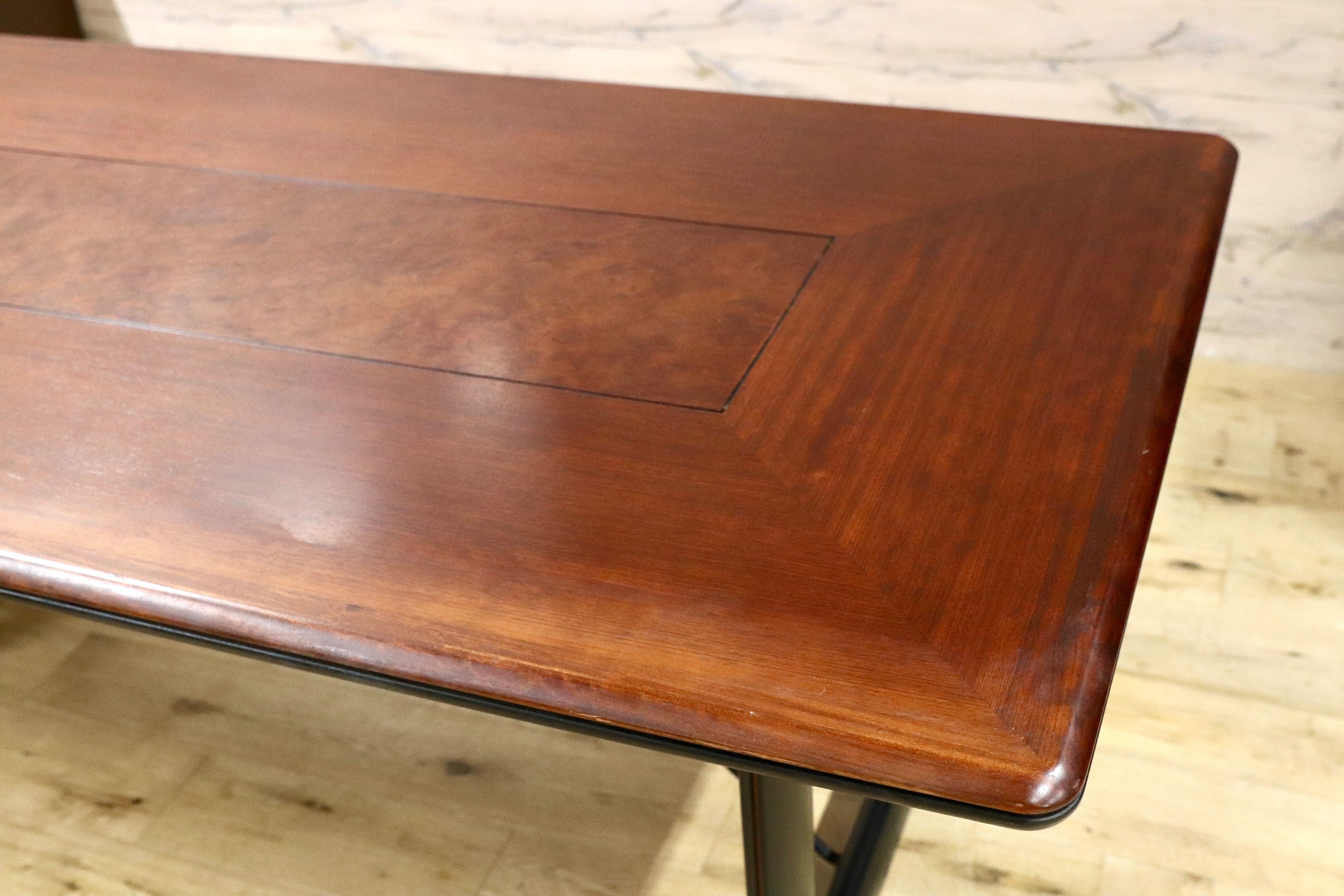 GMIK37○karimoku / カリモク VIVENTE ビベンテ ヴィンテージ ダイニングテーブル 食卓テーブル 花梨材 アンティーク 机 稀少