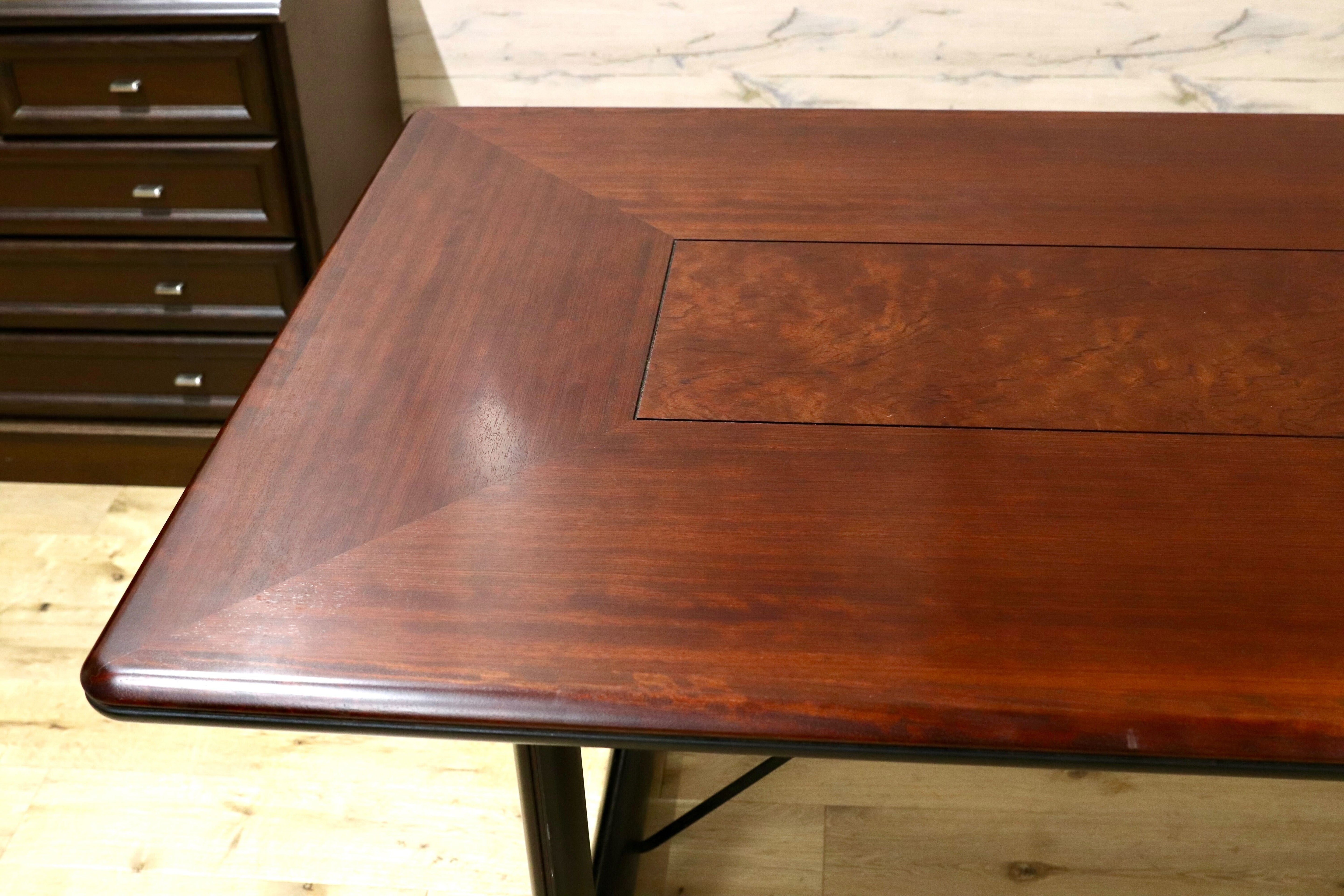 GMIK37○karimoku / カリモク VIVENTE ビベンテ ヴィンテージ ダイニングテーブル 食卓テーブル 花梨材 アンティーク 机 稀少