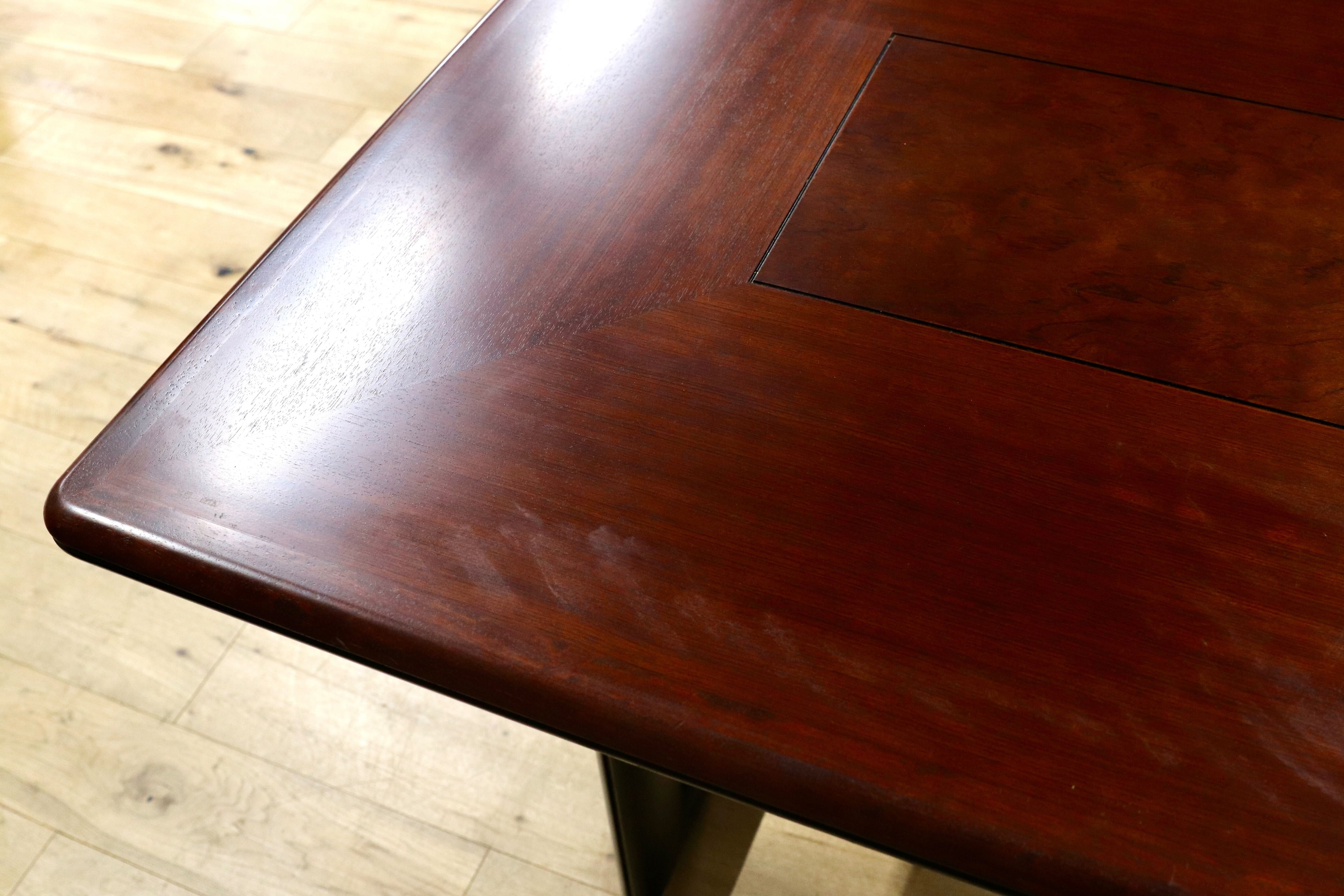 GMIK37○karimoku / カリモク VIVENTE ビベンテ ヴィンテージ ダイニングテーブル 食卓テーブル 花梨材 アンティーク 机 稀少