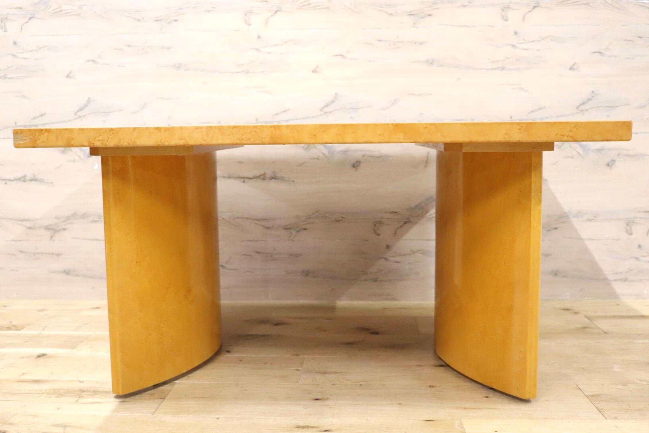 GMHN206A○IDC大塚家具 スプレンダー センターテーブル リビングテーブル バーズアイメープル 応接 最高級 エレガント モデルルーム展示品