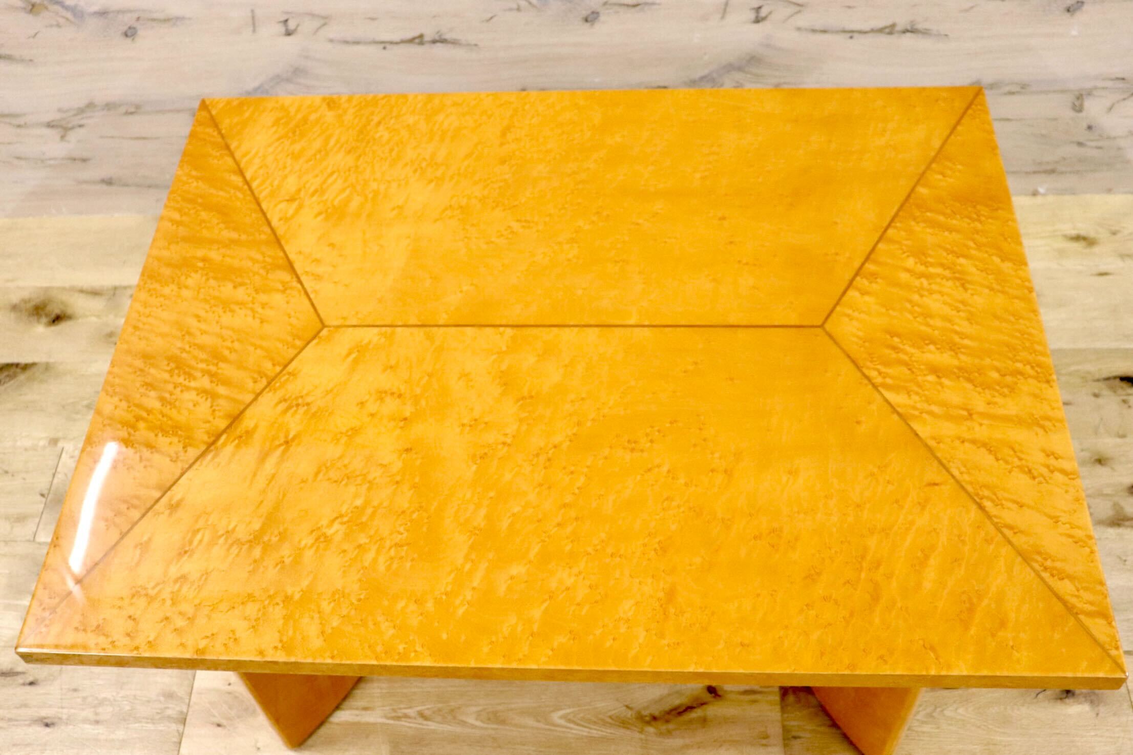 GMHN206A○IDC大塚家具 スプレンダー センターテーブル リビングテーブル バーズアイメープル 応接 最高級 エレガント モデルルーム展示品