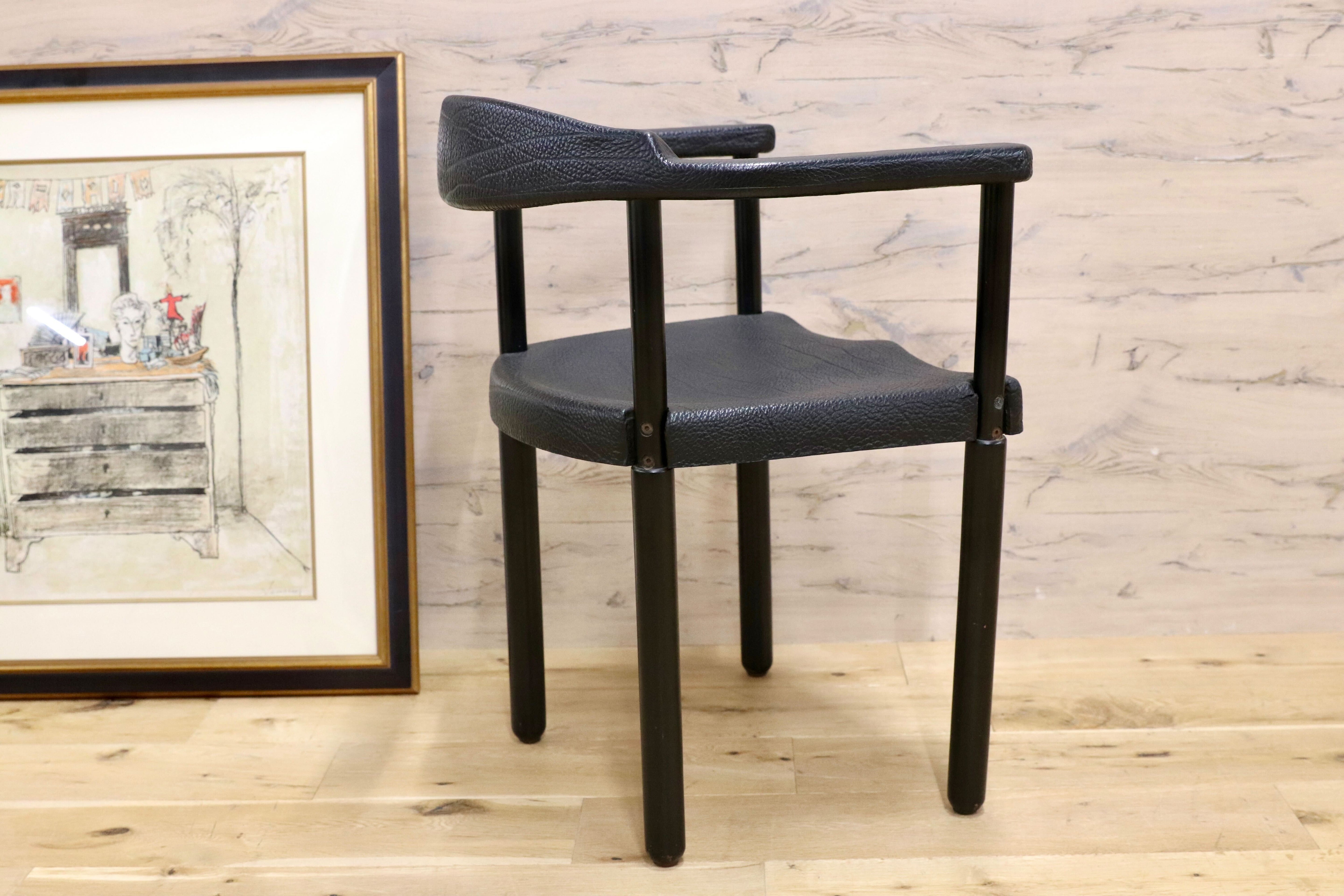 GMGK465B○レオナルド アームチェア ブラック スイス デザイナーズ家具 チェア 椅子 INTER-DECOR取扱い 検)Cassina Strassle Collection