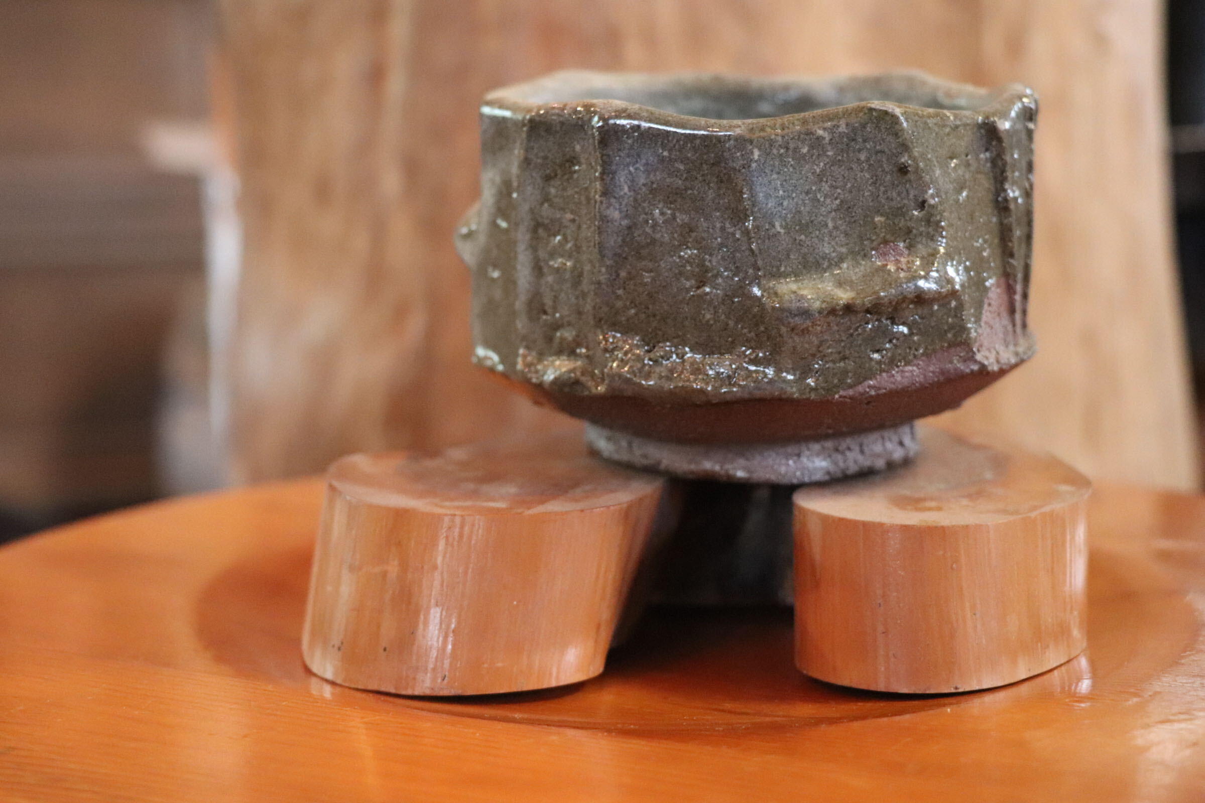 GMJI26◯市野悟窯 市野哲次 丹波焼 抹茶碗 陶器 現代陶芸 丹波篠山 作家物