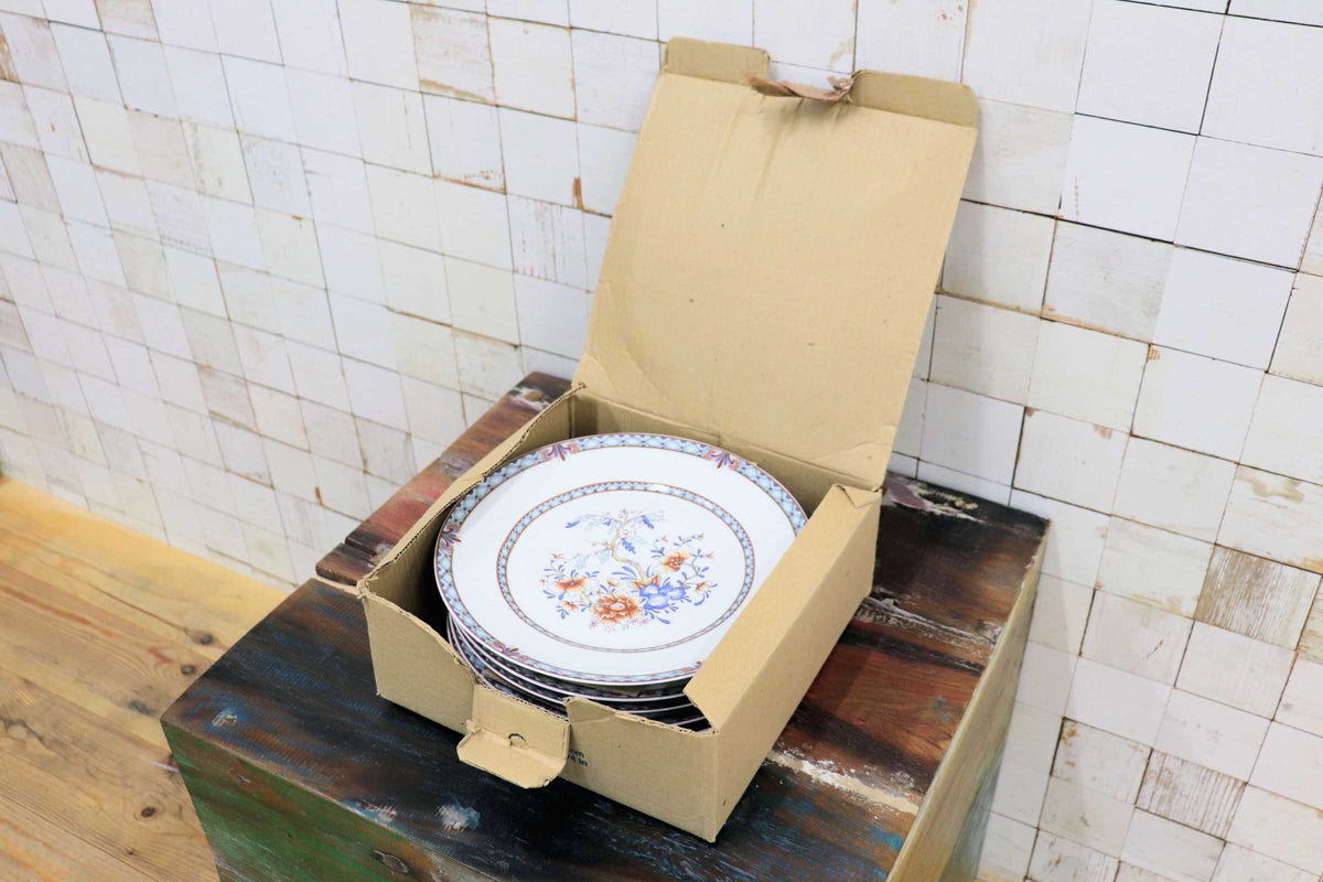 GMJO137F◯G. Labesse / G. ラベッセ リモージュ磁器 ディナープレート 大皿 皿 6枚セット 高級洋食器 フランス アンティーク 希少 美品