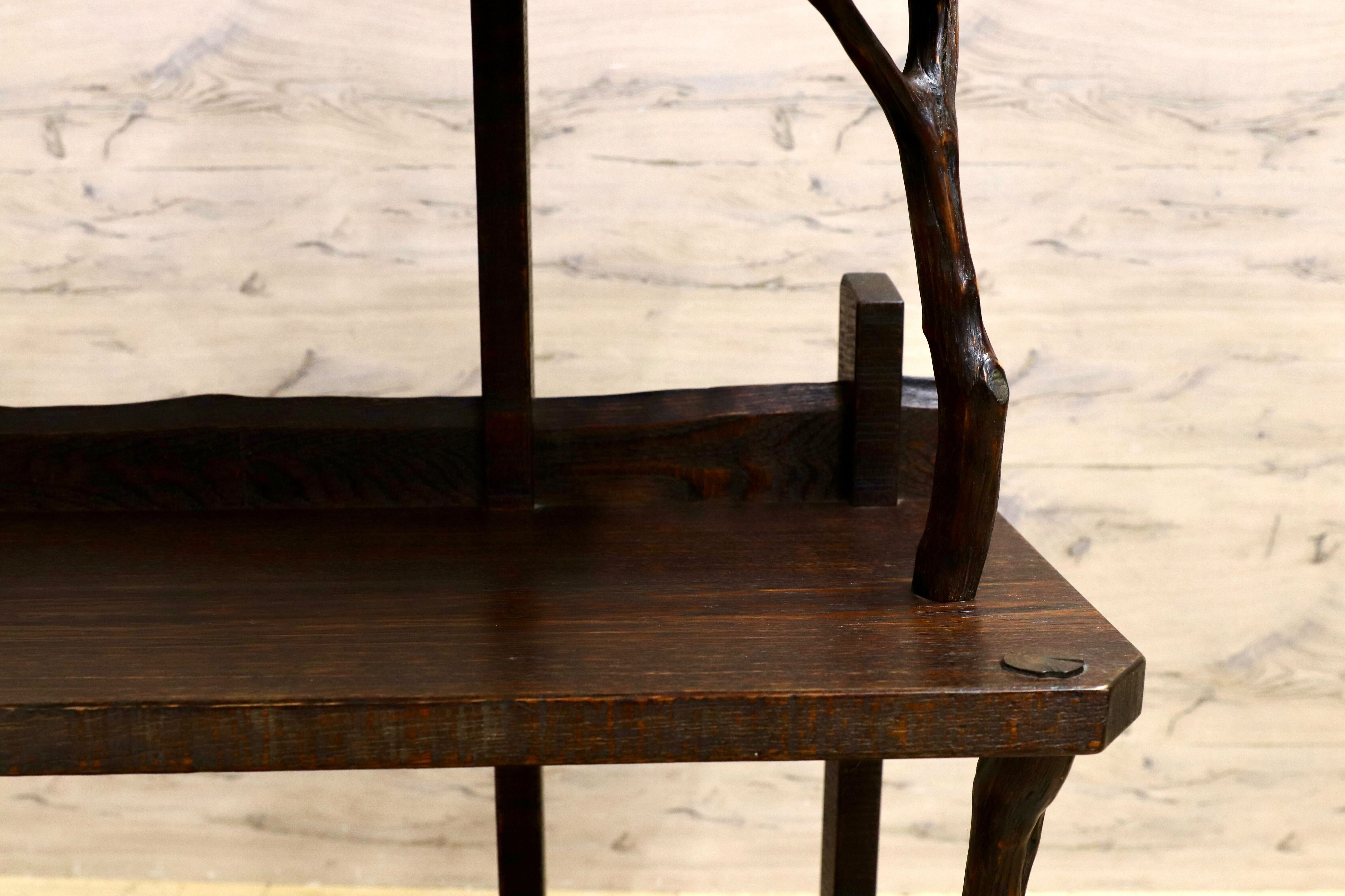 GMHK324○無垢材 シェルフ ラック 飾り棚 花台 オープンシェルフ 和家具 和モダン レトロ