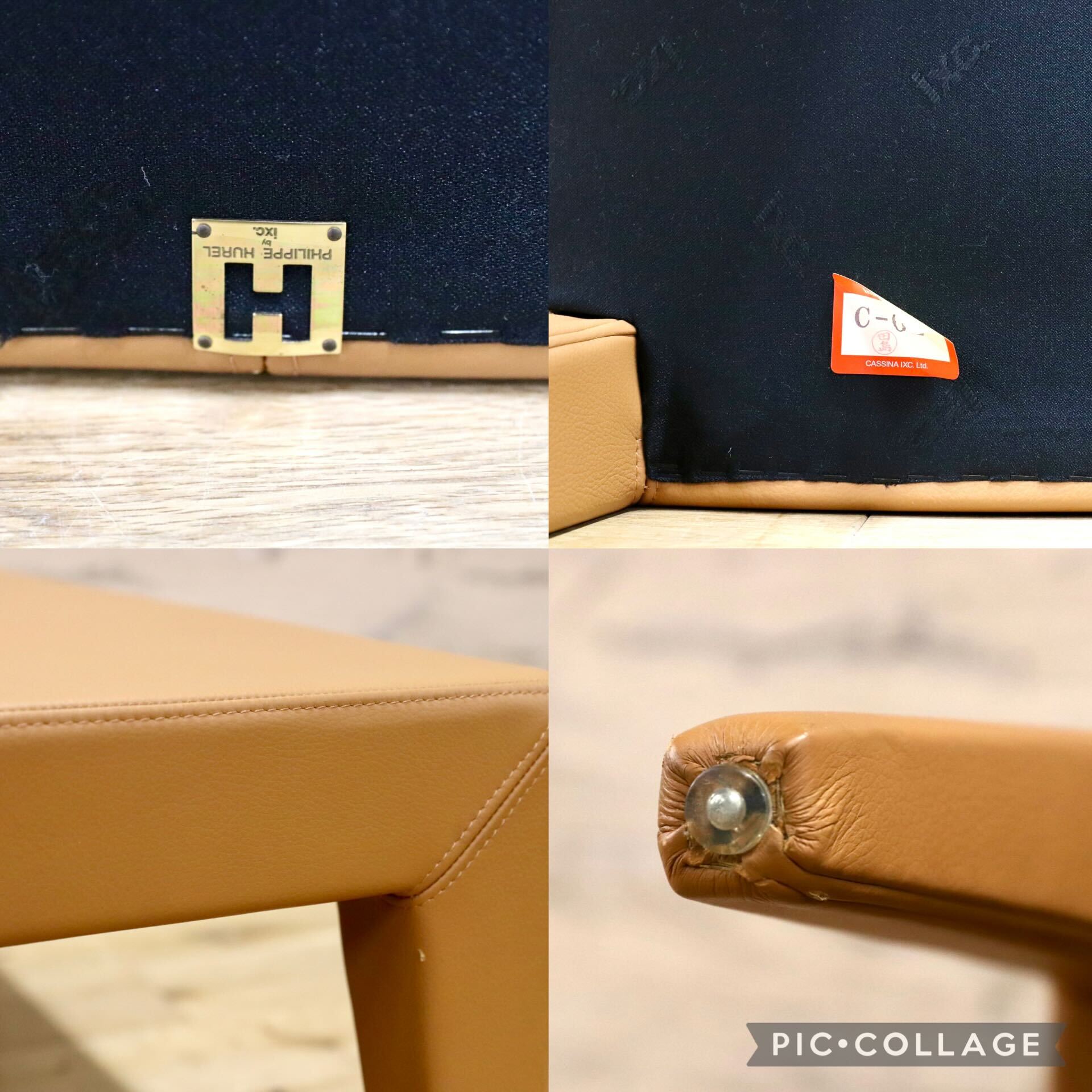 GMJS69○Cassina ixc. / カッシーナイクスシー GUARDI グアルディ フィリップ・ユーレル センターテーブル ベンチ 定価42〜56万 展示品
