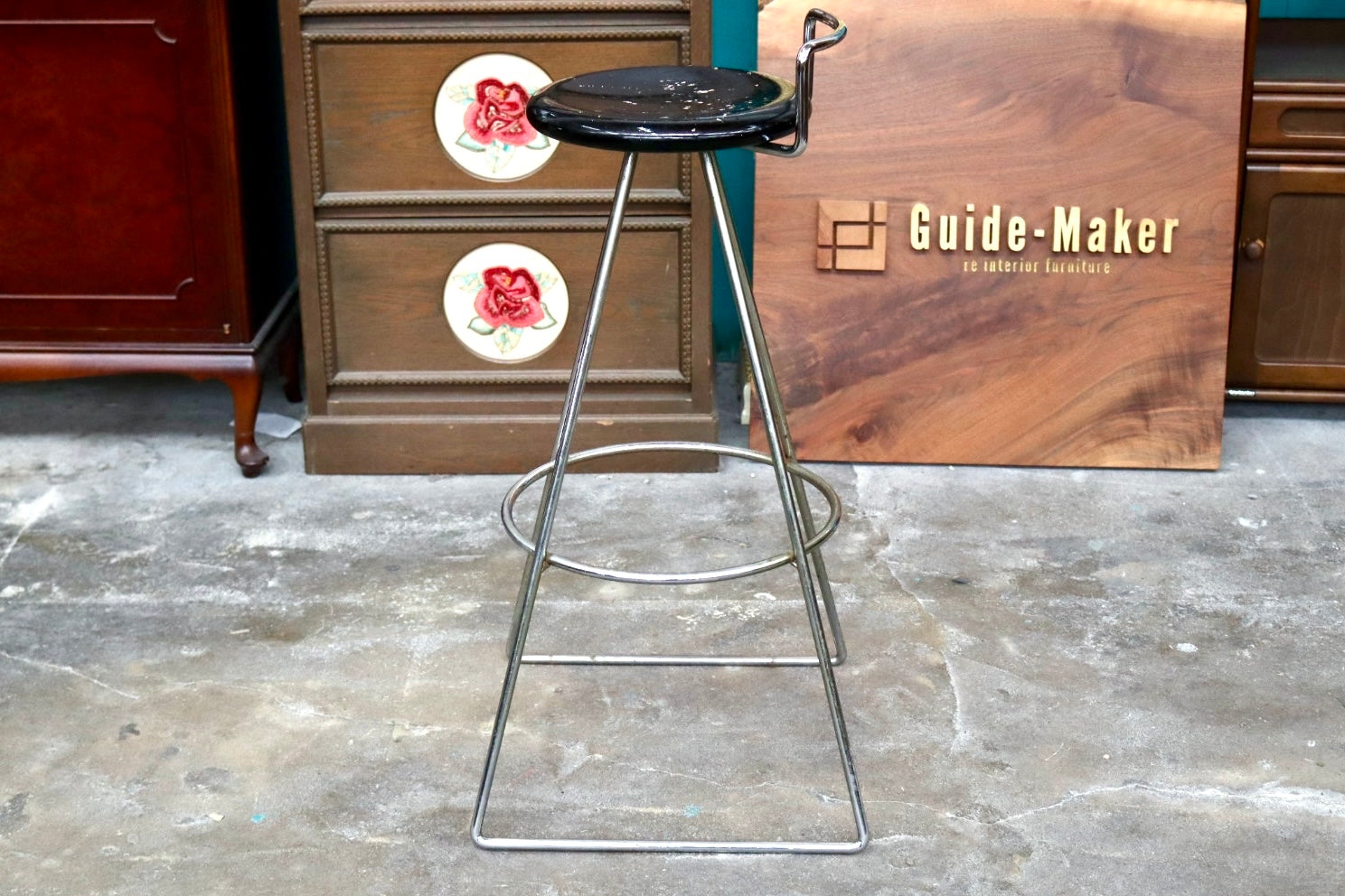 GMJK326A○ROCKSTONE /ロックストーン KARAS ハイスツール ハイチェア カウンターチェア 椅子 モダン 定価約5.5万