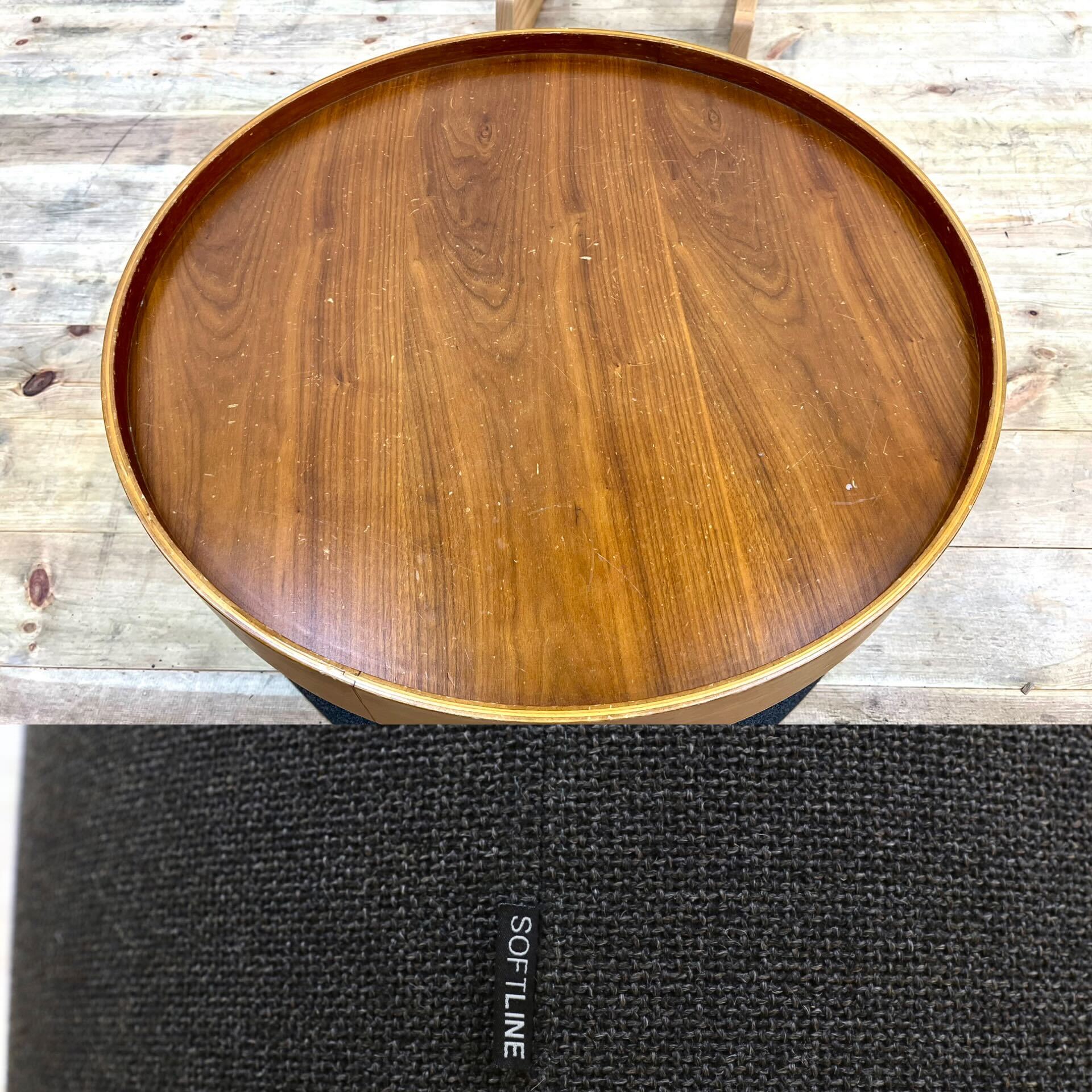 GMIO12○SOFT LINE / ソフトライン ドラムパフ ACTUS アクタス 北欧 デンマーク コーヒーテーブル サイドテーブル モダン