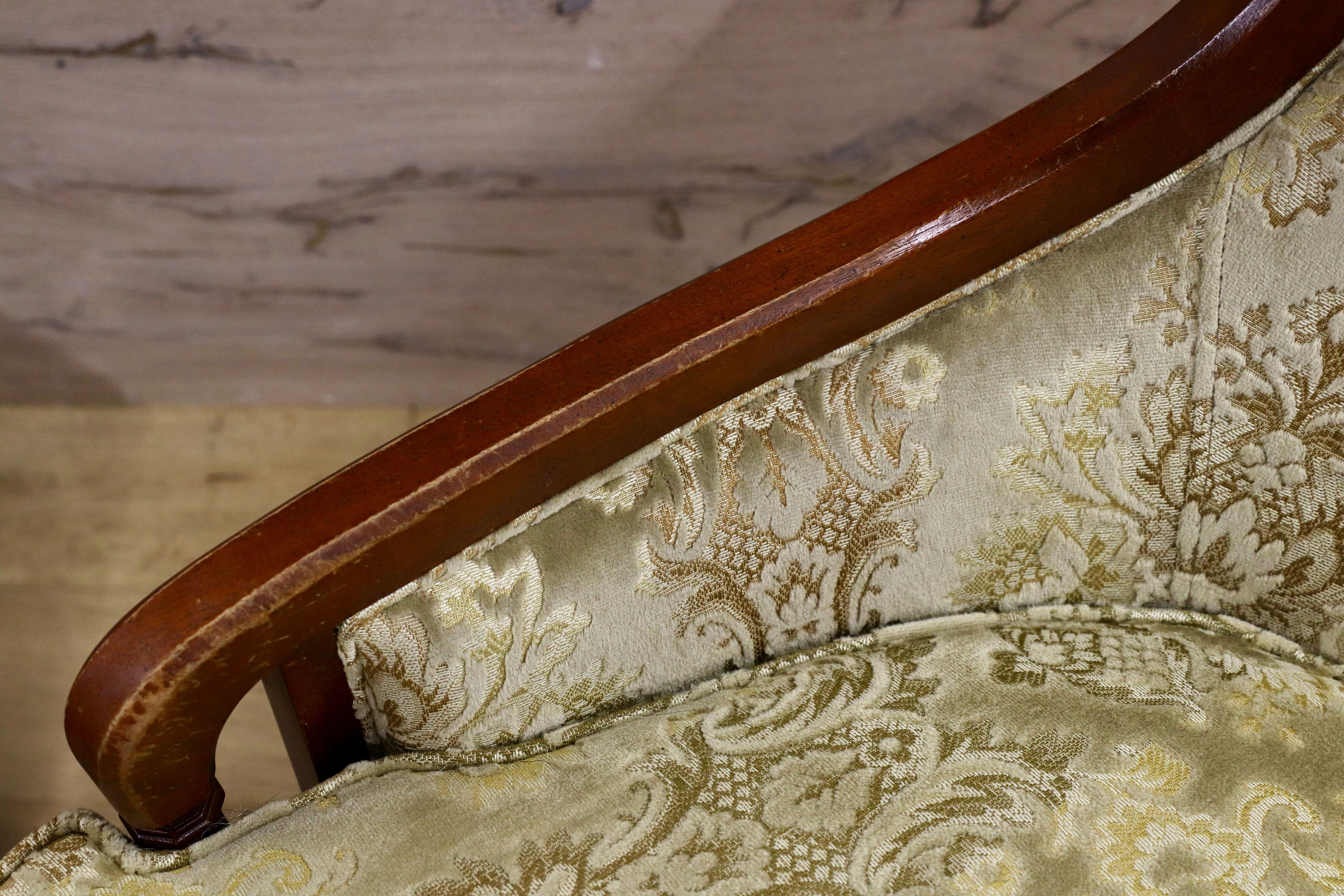 GMHF50A○DREXEL HERITAGE / ドレクセルヘリテイジ Upholstery 1人掛けソファ シングルソファ ラウンジチェア ヴィンテージ 定価約60万