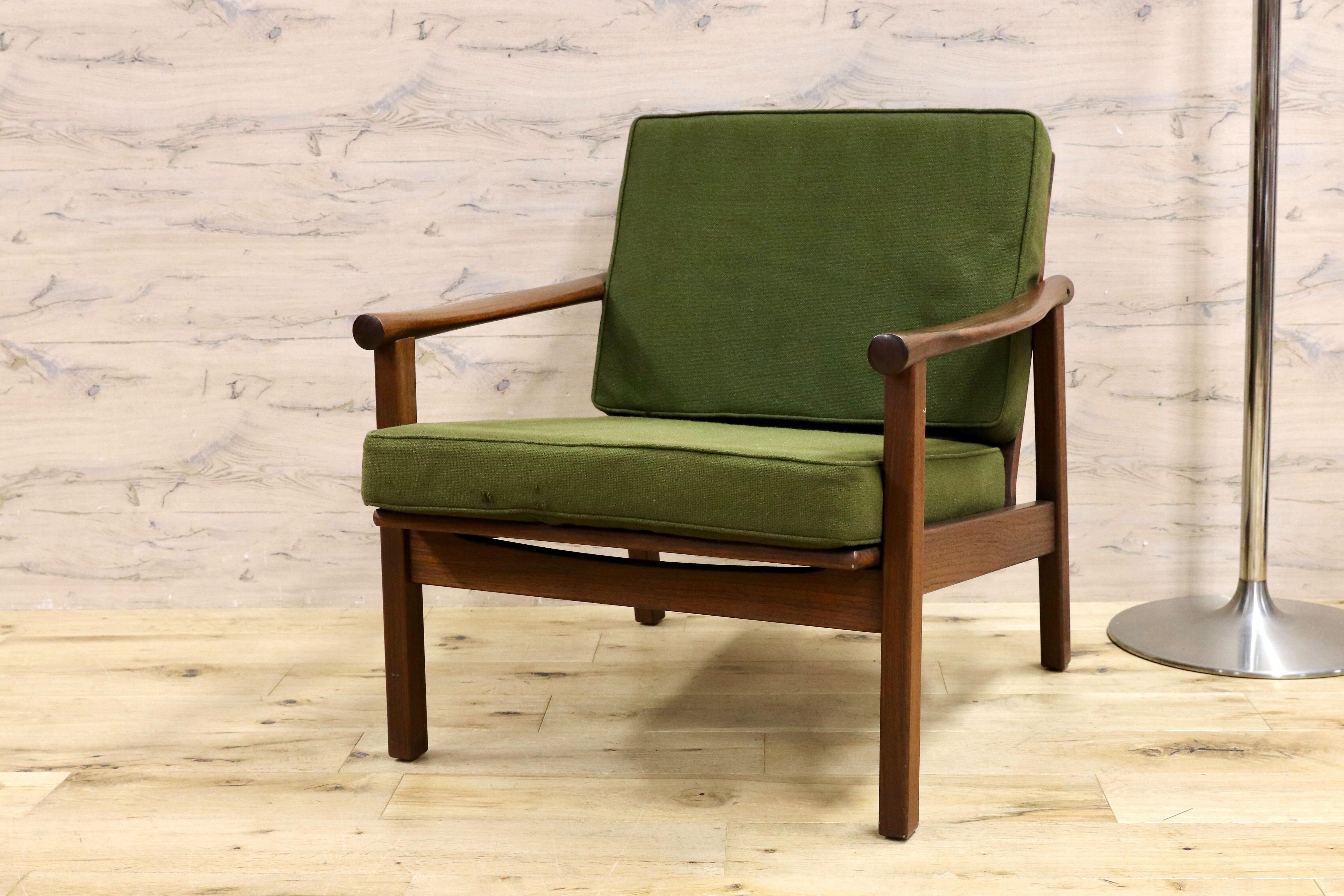 GMHS533A○オールドマルニ / maruni 孔雀 60年代 アームチェア 1人掛けソファ 椅子 ローズウッド 北欧スタイル ジャパニーズモダン 稀少