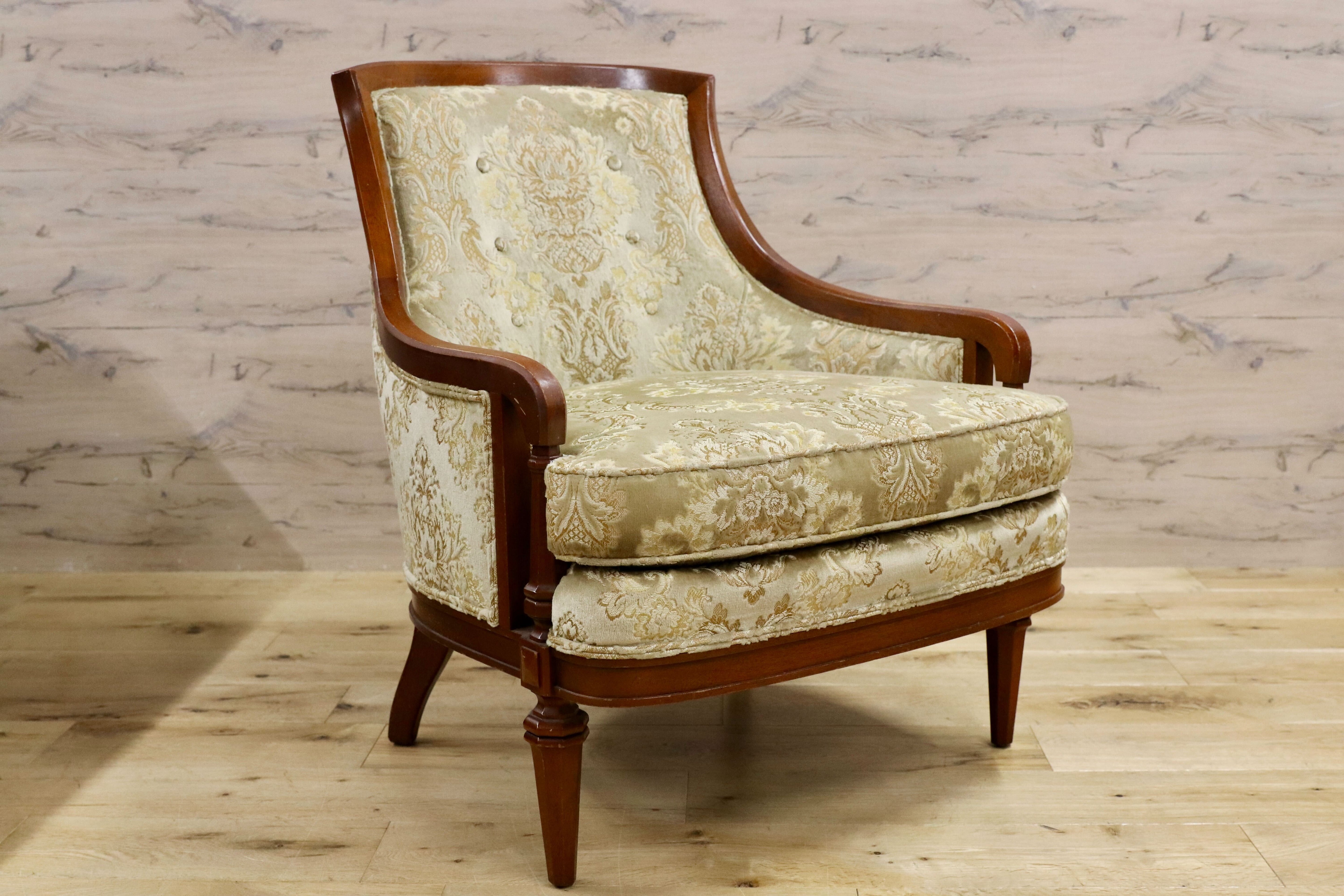 GMHF50A○DREXEL HERITAGE / ドレクセルヘリテイジ Upholstery 1人掛けソファ シングルソファ ラウンジチェア ヴィンテージ 定価約60万