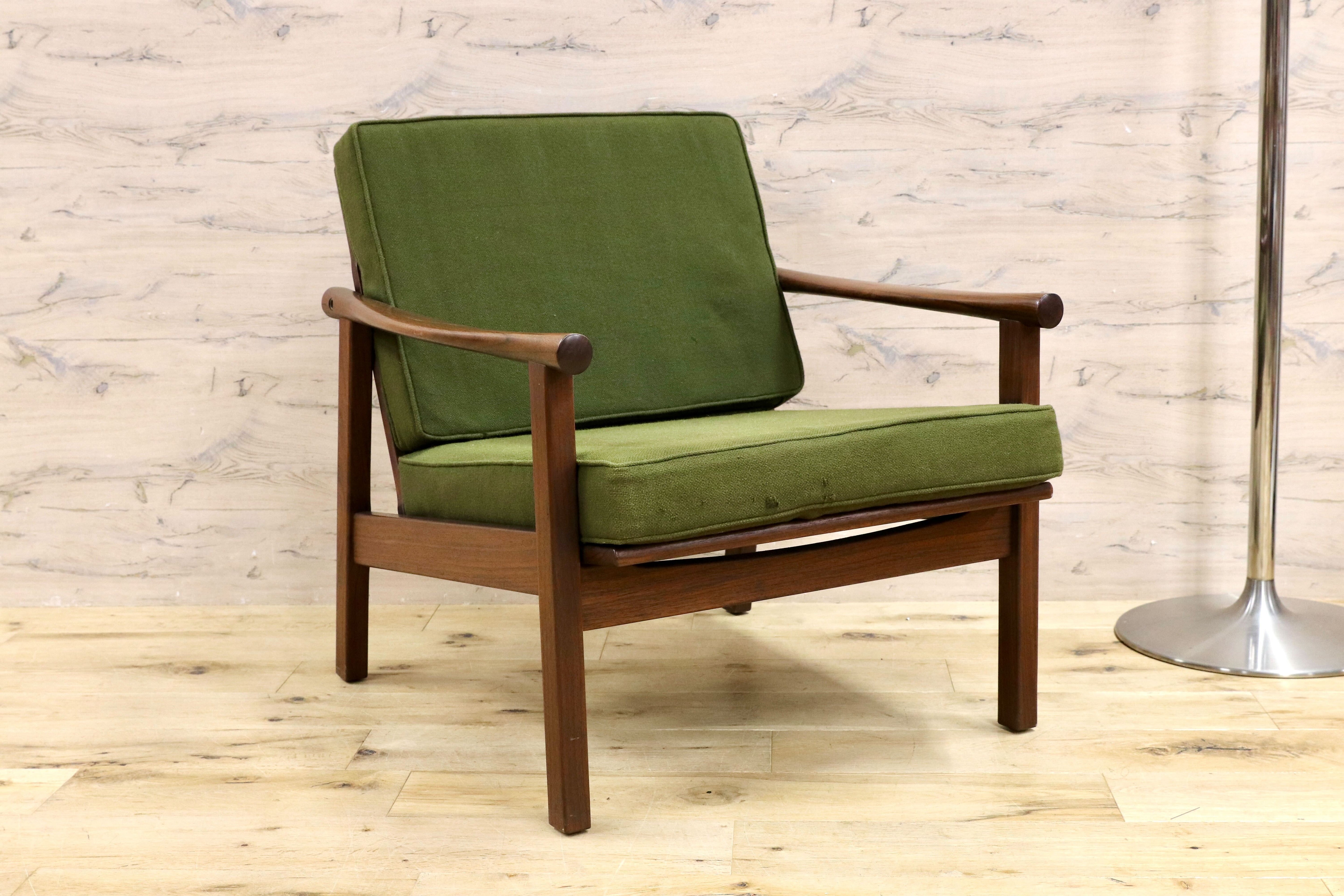 GMHS533A○オールドマルニ / maruni 孔雀 60年代 アームチェア 1人掛けソファ 椅子 ローズウッド 北欧スタイル ジャパニーズモダン 稀少