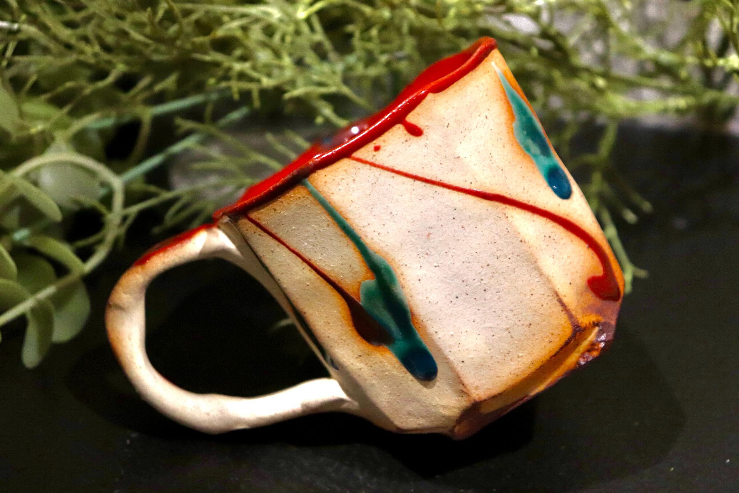 GMIO363-A◯丹文窯 丹波焼 コーヒーカップ 陶器 マグカップ 伝統工芸 丹波篠山 未使用