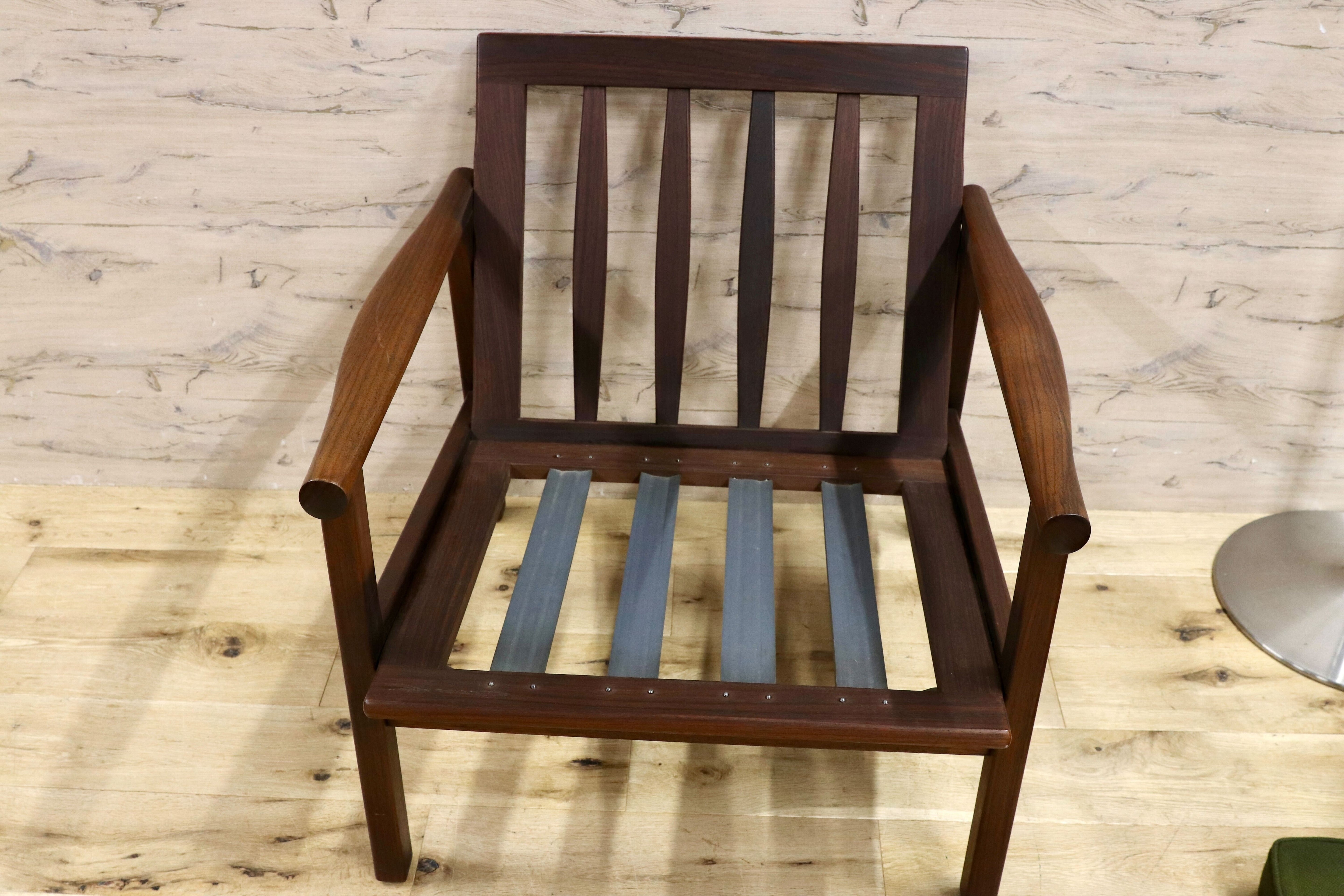 GMHS533A○オールドマルニ / maruni 孔雀 60年代 アームチェア 1人掛けソファ 椅子 ローズウッド 北欧スタイル ジャパニーズモダン 稀少