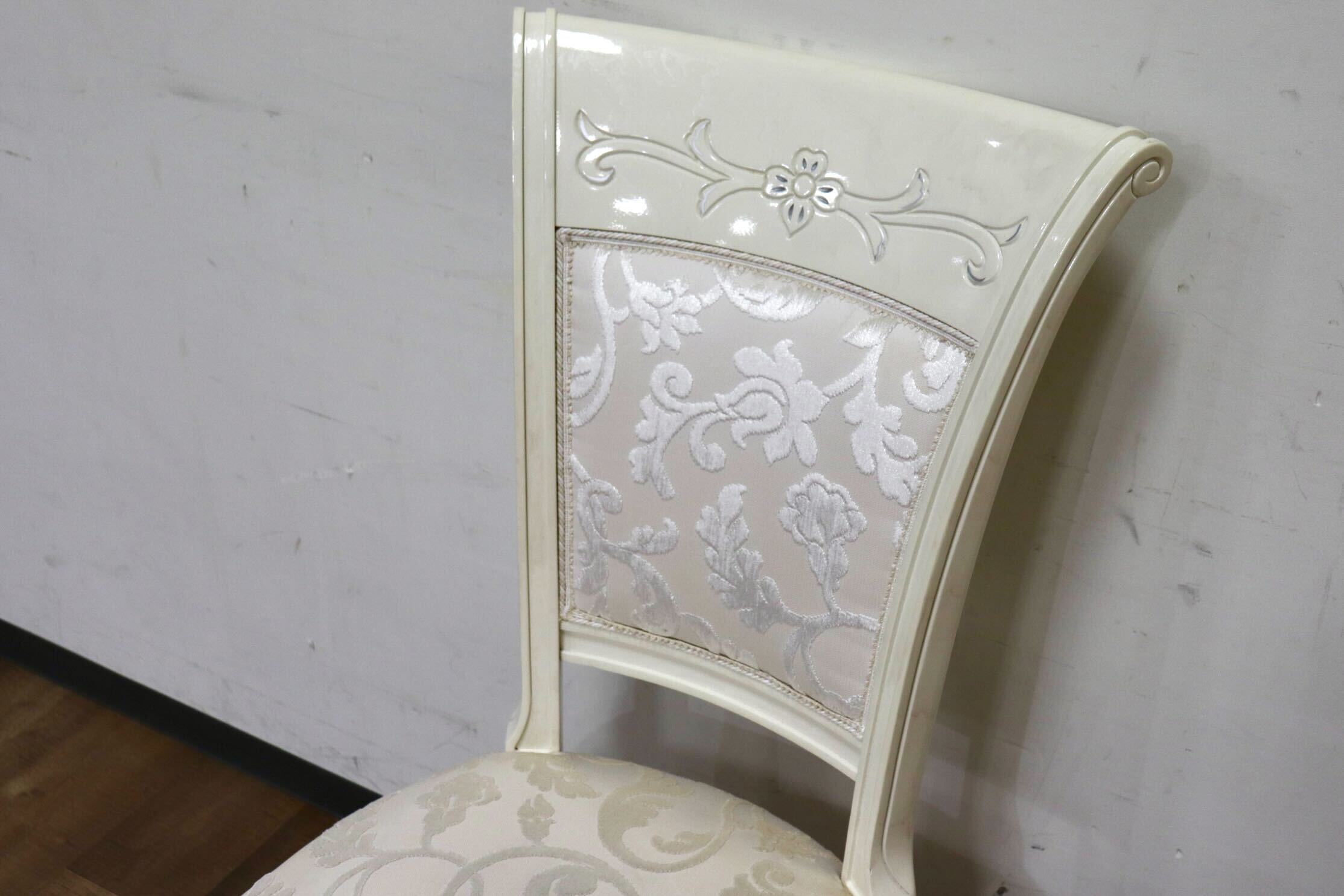 GMHK842E○SaltarelliMOBILI / サルタレッリモビリGIULIETTA ジュリエッタ ダイニングチェア 姫家具 口ココ調 イタリア製 定価約6.8万