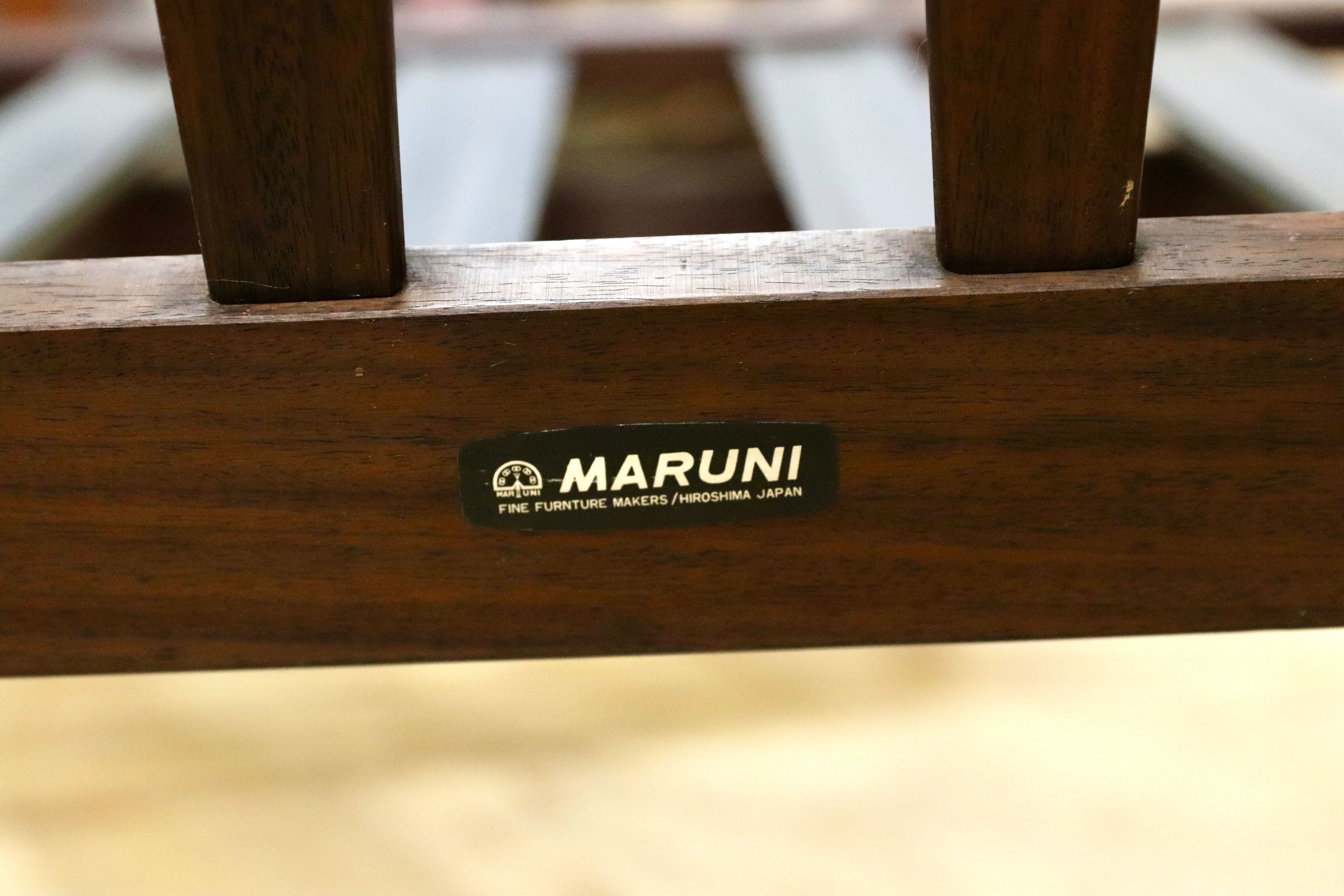 GMHS533A○オールドマルニ / maruni 孔雀 60年代 アームチェア 1人掛けソファ 椅子 ローズウッド 北欧スタイル ジャパニーズモダン 稀少