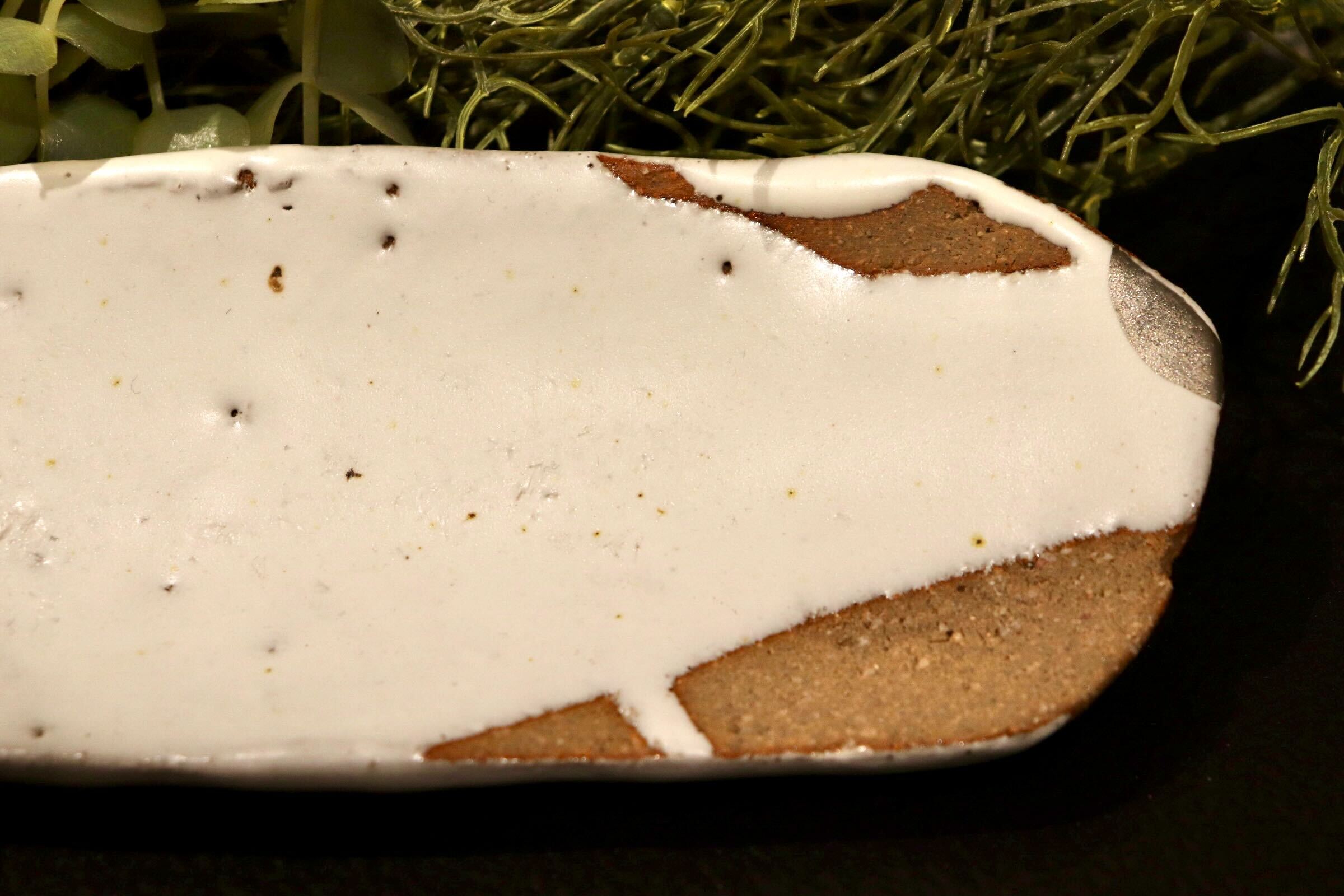 GMIO222AA◯丹文窯 丹波焼 長皿 陶器 皿 伝統工芸 丹波篠山 未使用