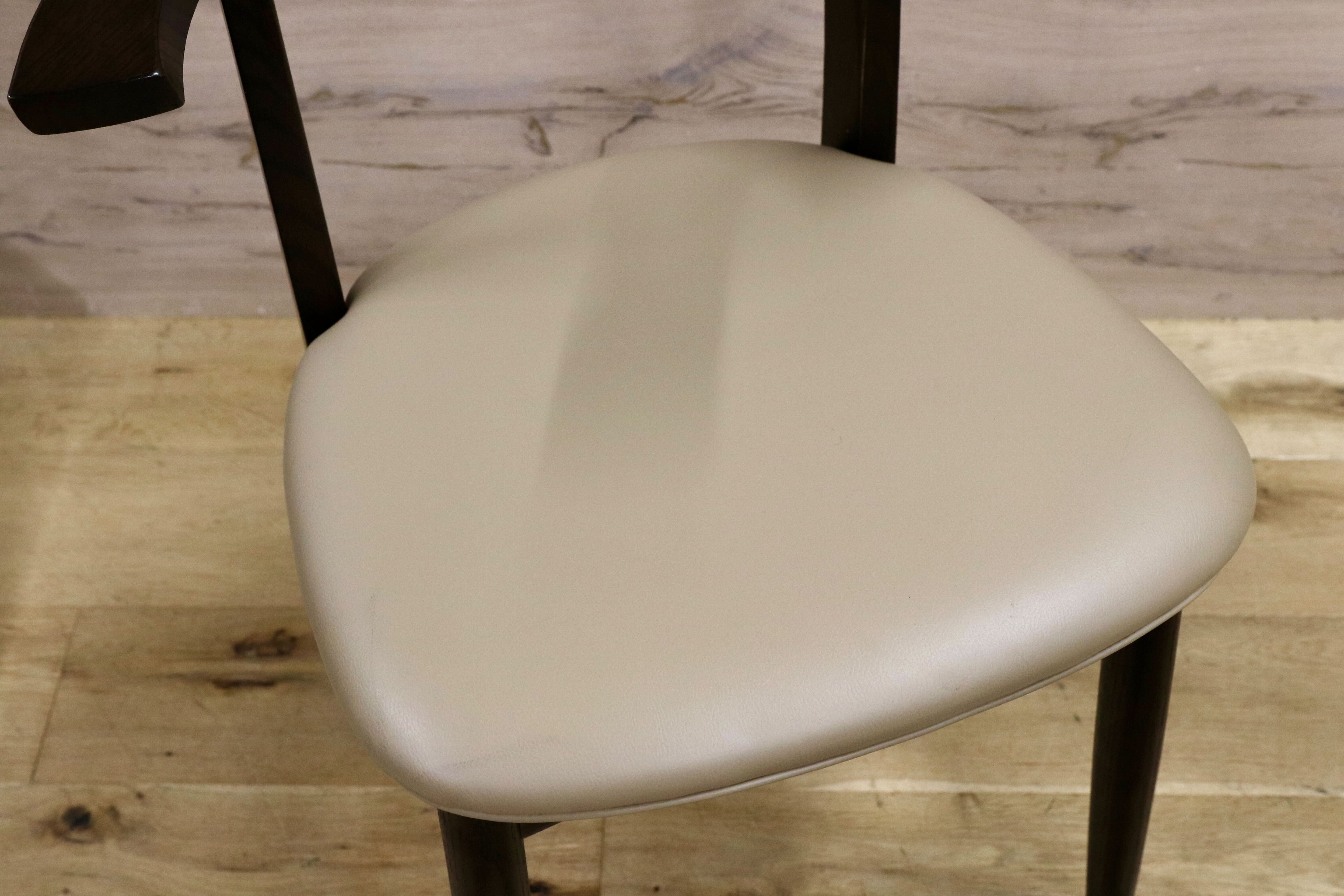 GMHH188○柏木工 / KASHIWA ソフィー OBA22 ダイニングチェア 椅子 2脚セット オーク材 飛騨家具 IDC大塚家具 定価10.7万