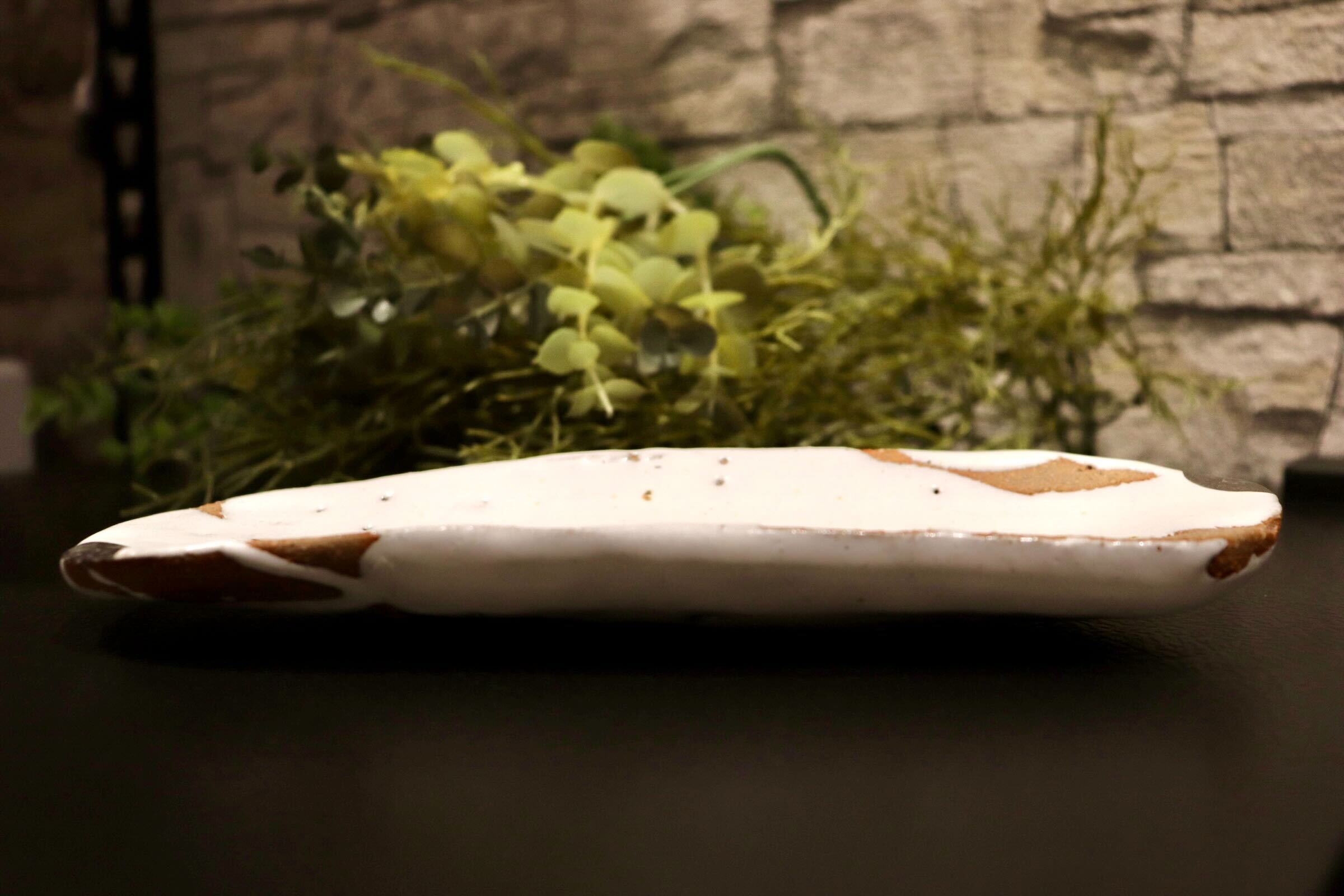 GMIO222AA◯丹文窯 丹波焼 長皿 陶器 皿 伝統工芸 丹波篠山 未使用