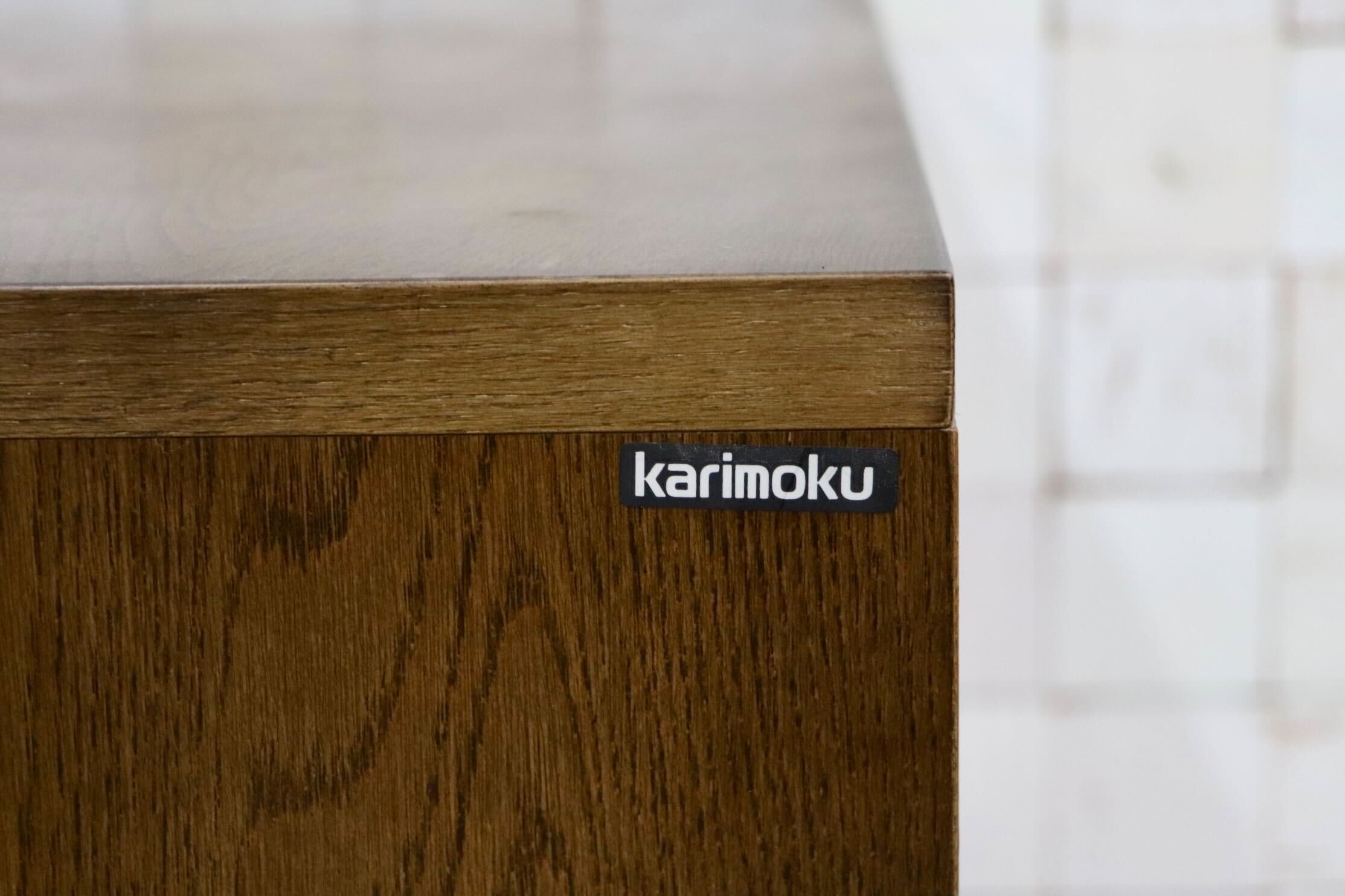 GMJH34C〇karimoku / カリモク サイドキャビネット サイドボード キャビネット 収納家具 電話台 木製 引き出し付き 国産家具