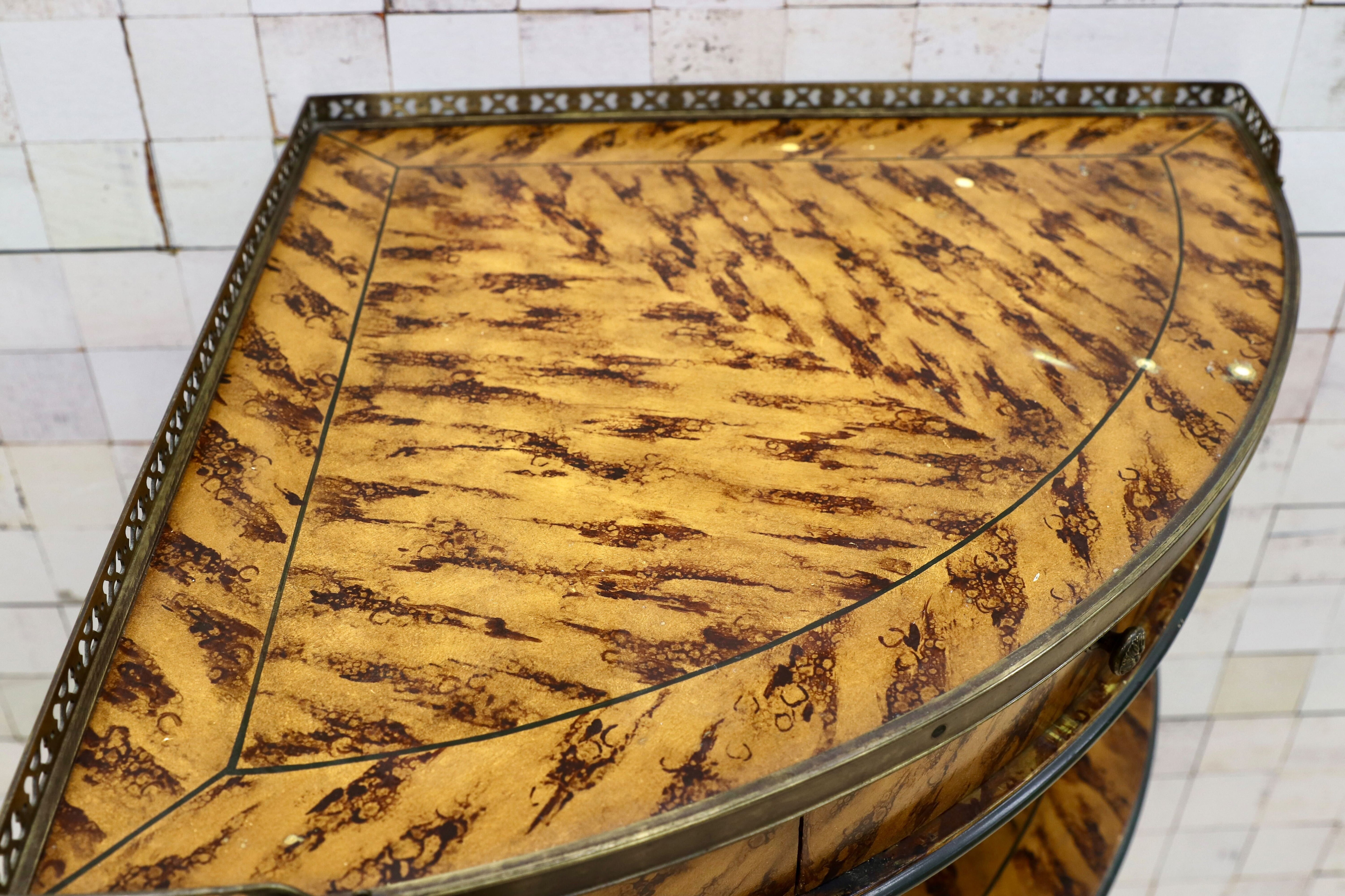 GMGK476○THEODORE ALEXANDER / セオドアアレキサンダー コーナーラック シェルフ ラック 棚 英国 クラシック 最高峰 ヴィンテージ 超稀少