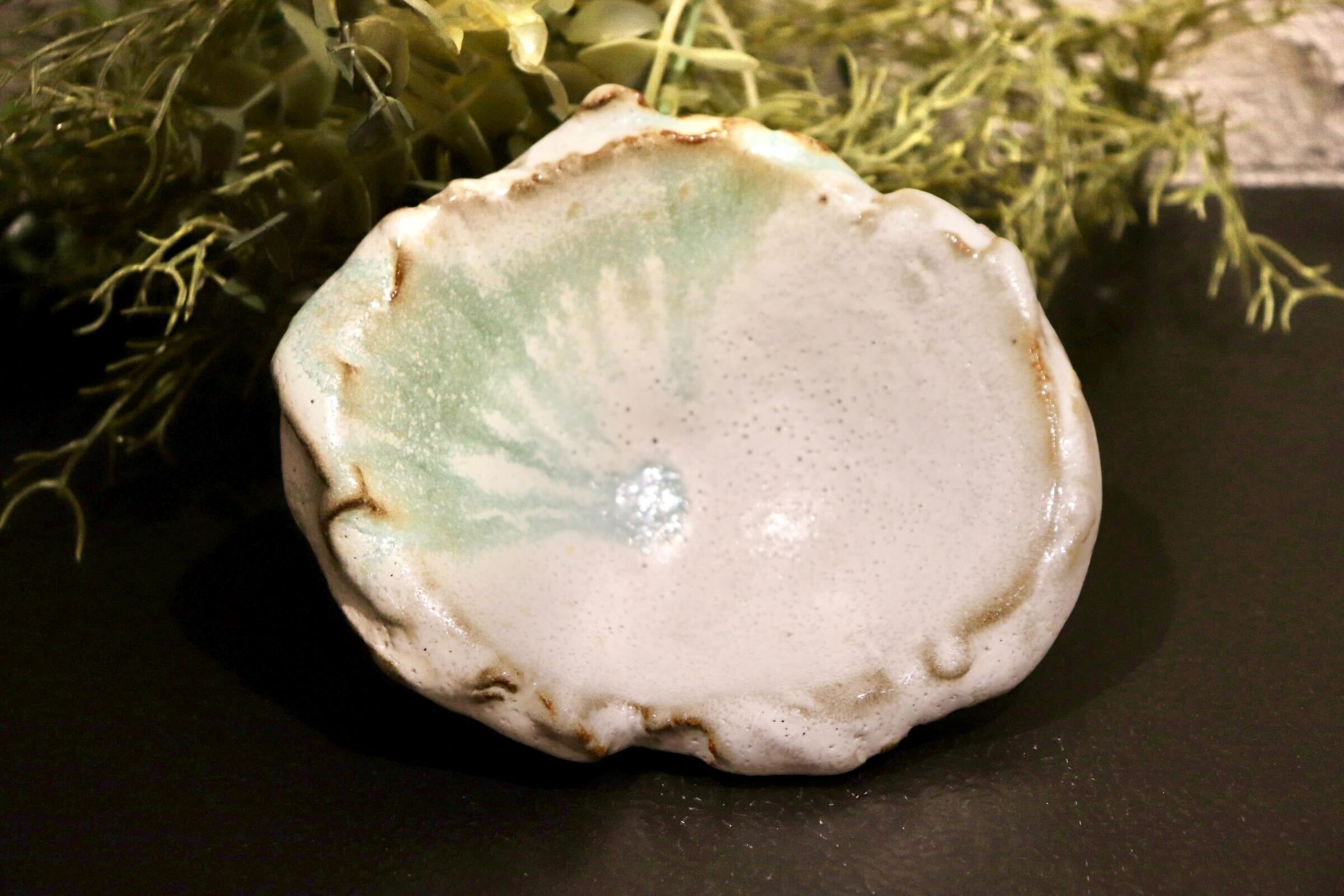 GMIO222AB◯丹文窯 丹波焼 丸皿 陶器 皿 伝統工芸 丹波篠山 未使用