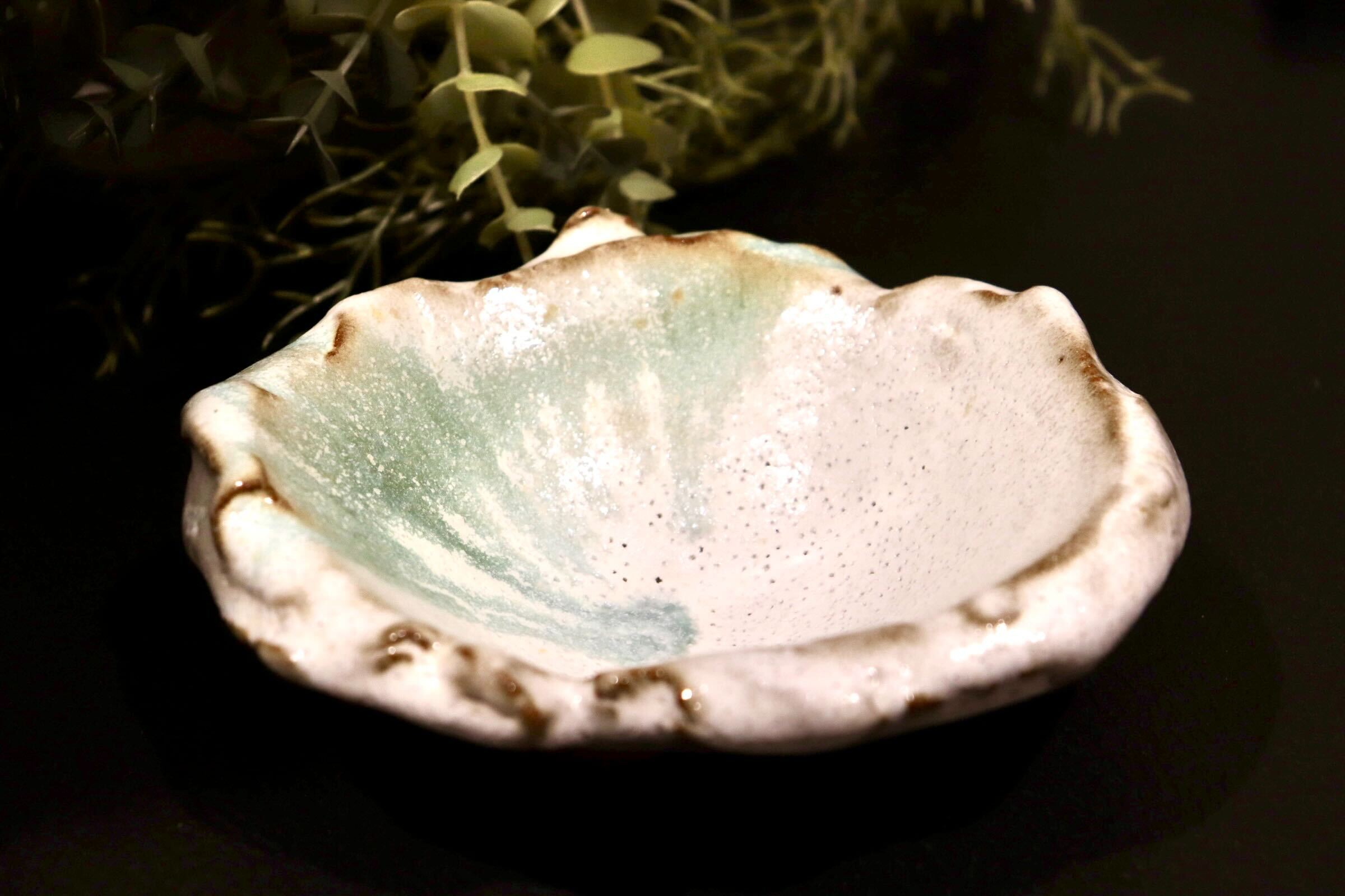 GMIO222AB◯丹文窯 丹波焼 丸皿 陶器 皿 伝統工芸 丹波篠山 未使用