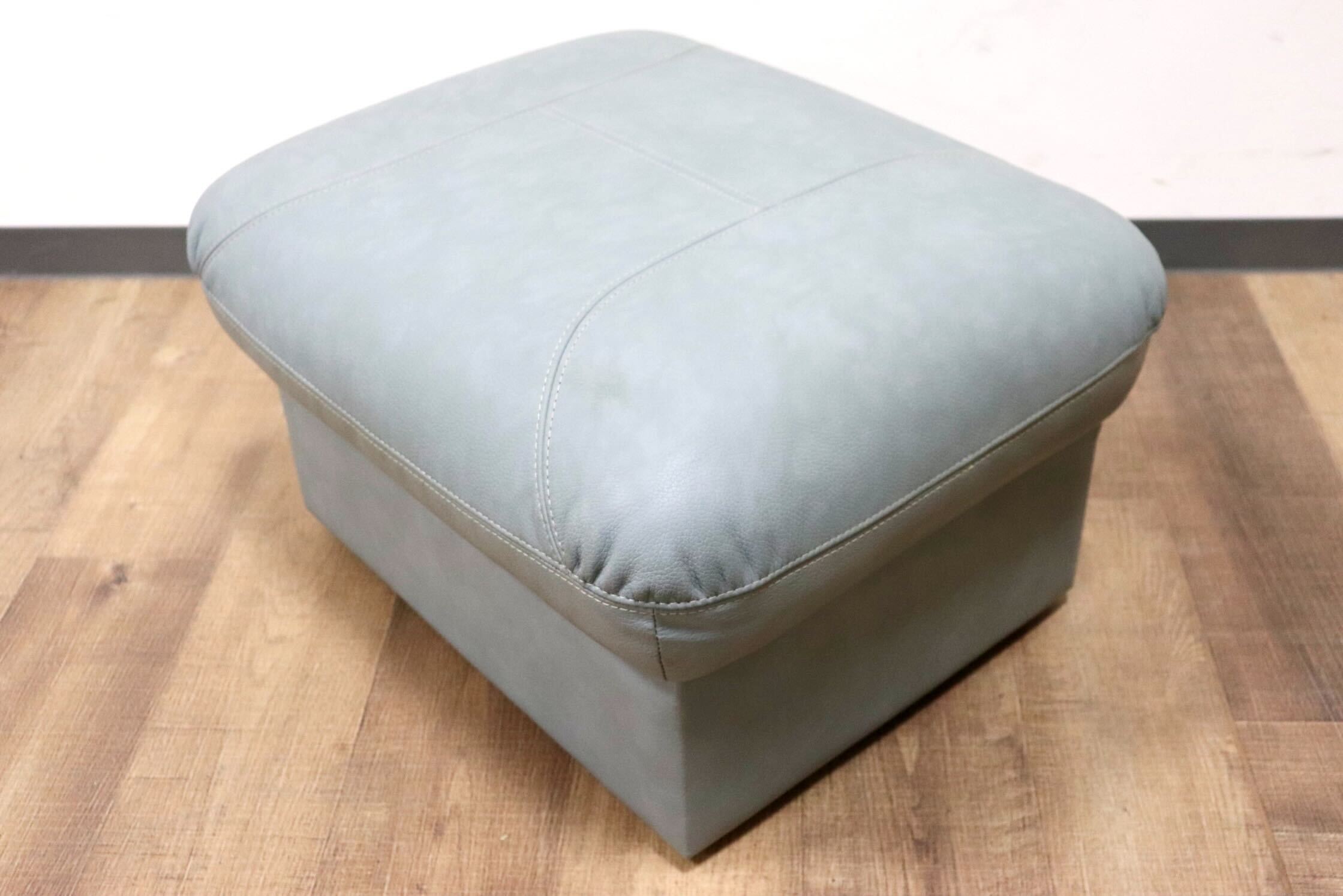 GMGK260A○浜本工芸 / HAMAMOTO 2.5人掛けソファ ラブソファ 長椅子 本革 オットマン フットスツール 楢材 国産家具 モダン