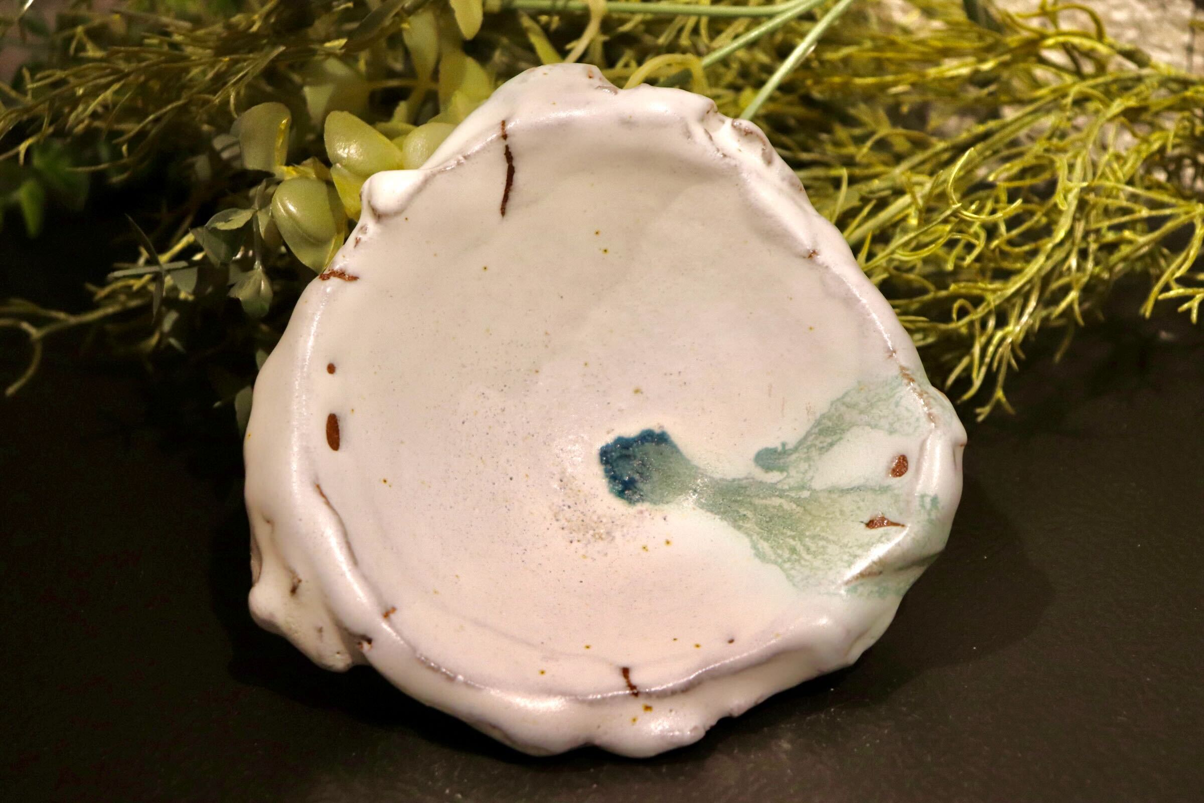 GMIO222AB-B◯丹文窯 丹波焼 丸皿 陶器 皿 伝統工芸 丹波篠山 未使用