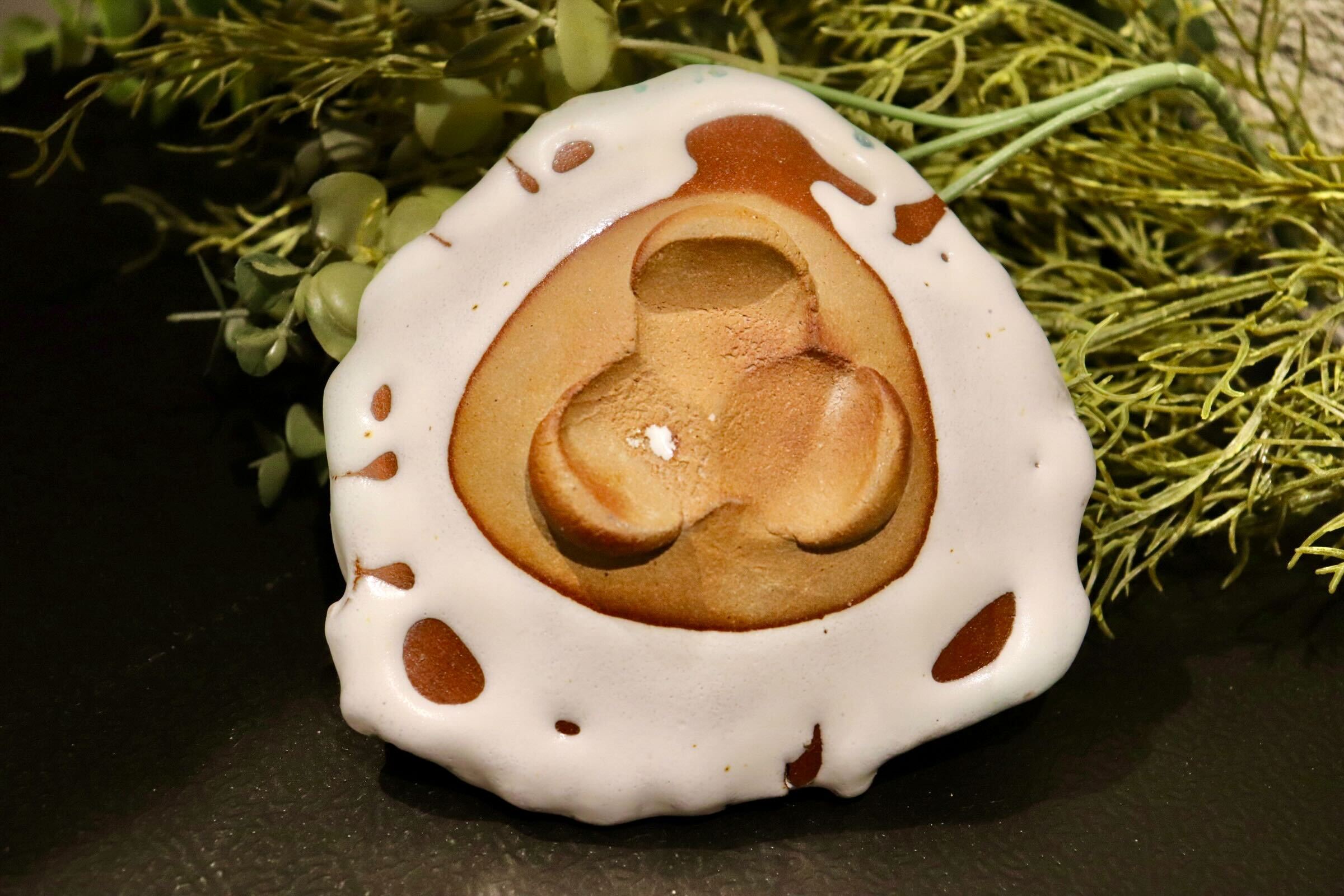 GMIO222AB-B◯丹文窯 丹波焼 丸皿 陶器 皿 伝統工芸 丹波篠山 未使用